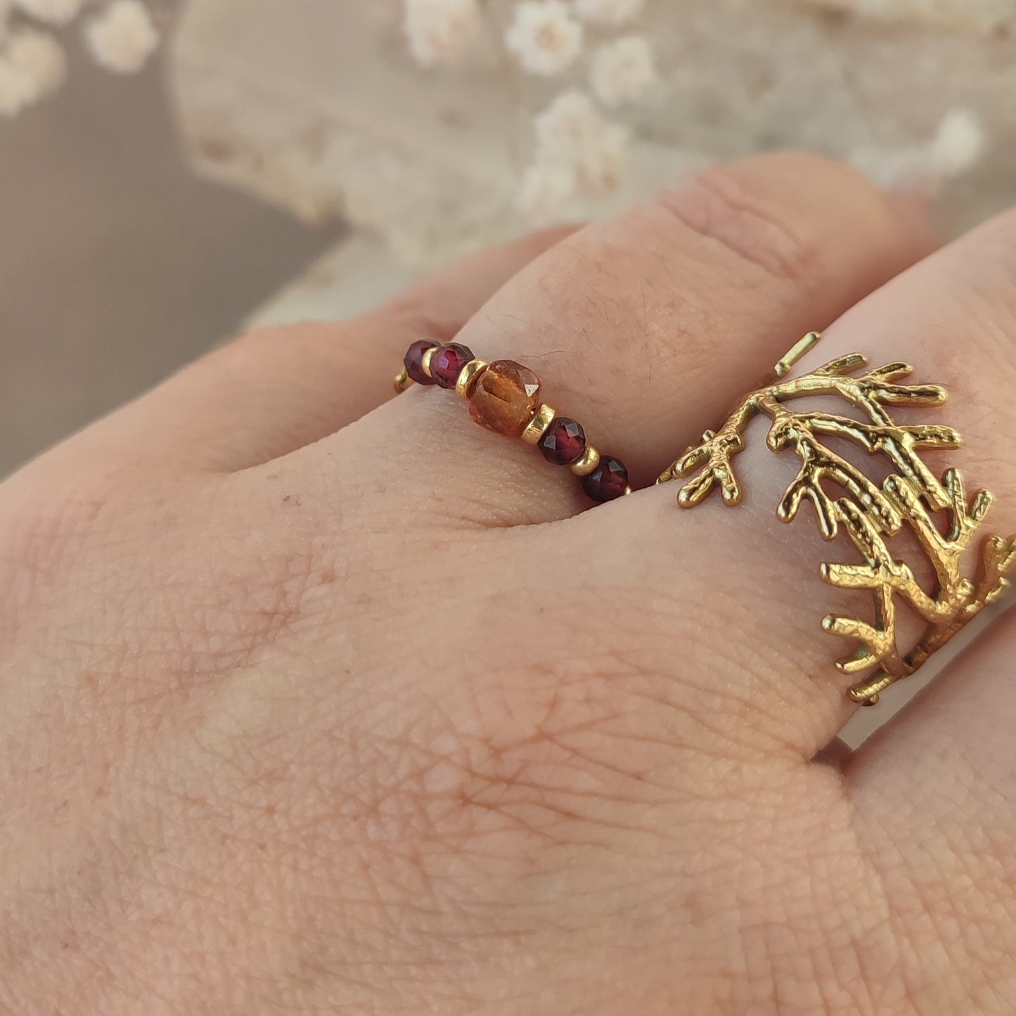 Bague Grenade ; création