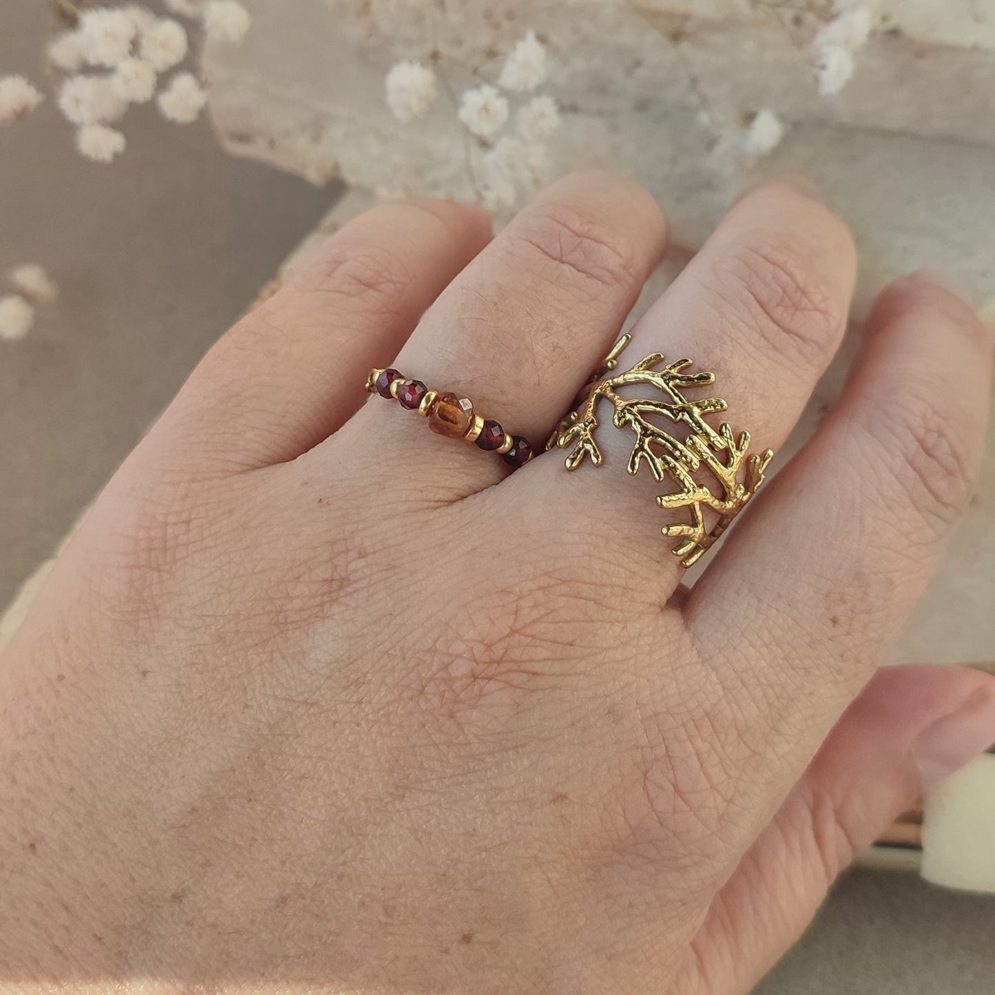 Bague Grenade ; création