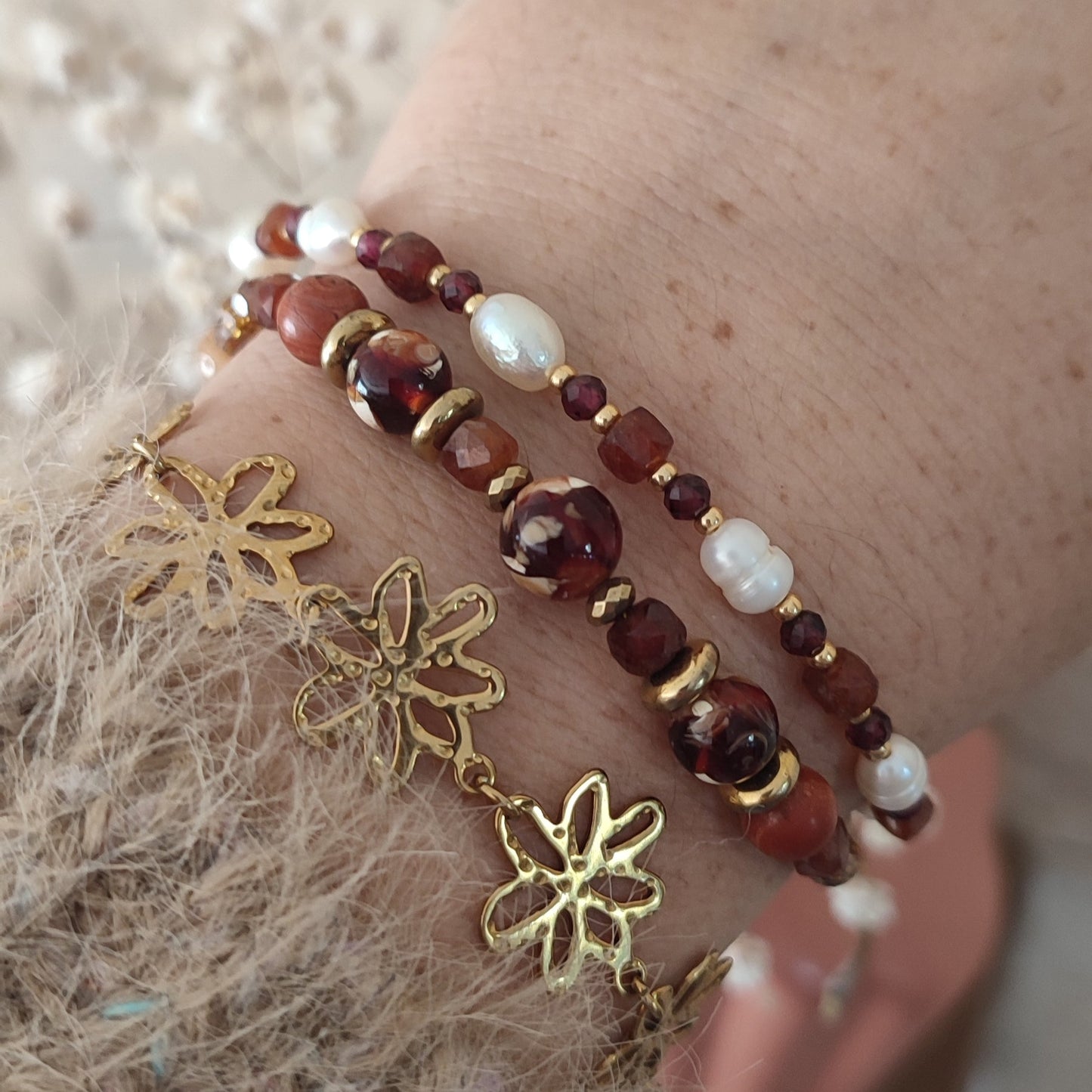 Bracelet Grenade ; Création