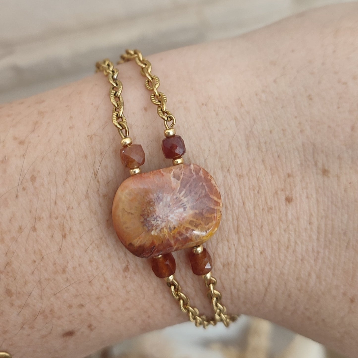 Bracelet Coralia ; création