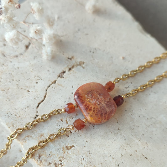 Bracelet Coralia ; création