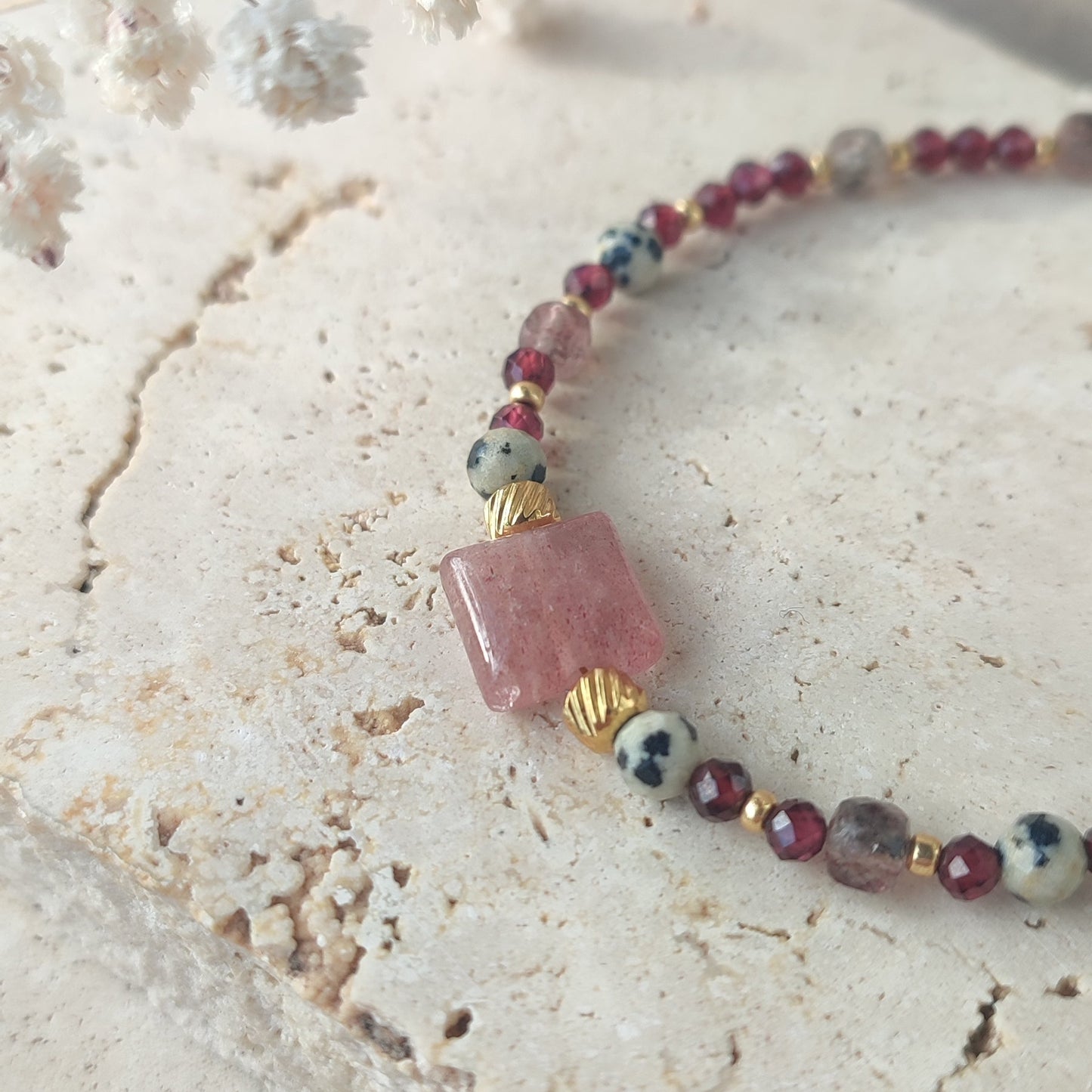 Bracelet Garnéa ; Création