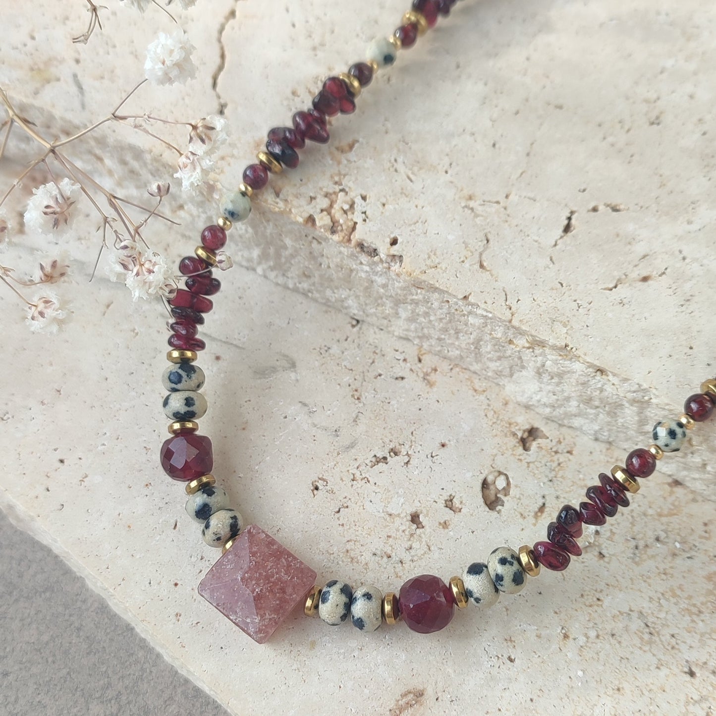 Collier Garnéa ; création