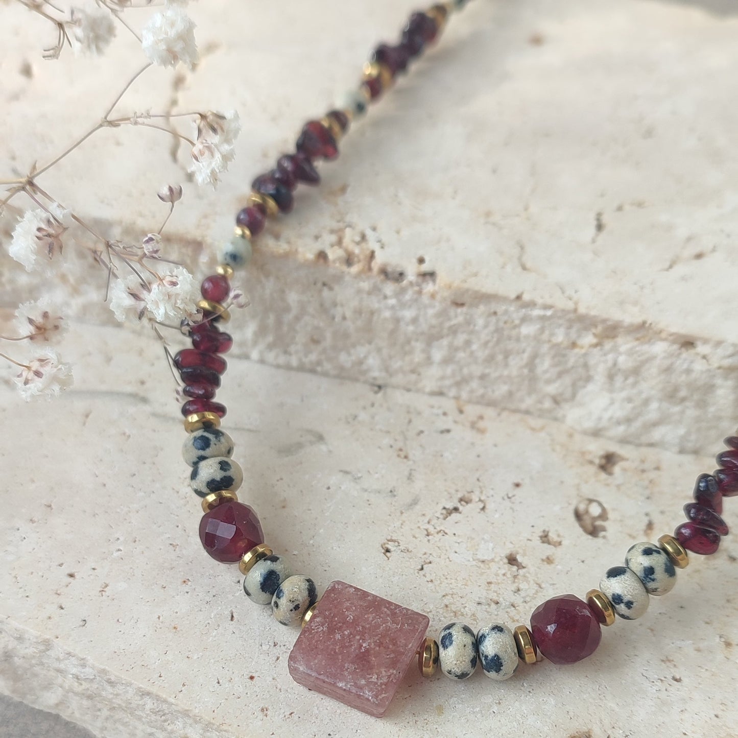 Collier Garnéa ; création