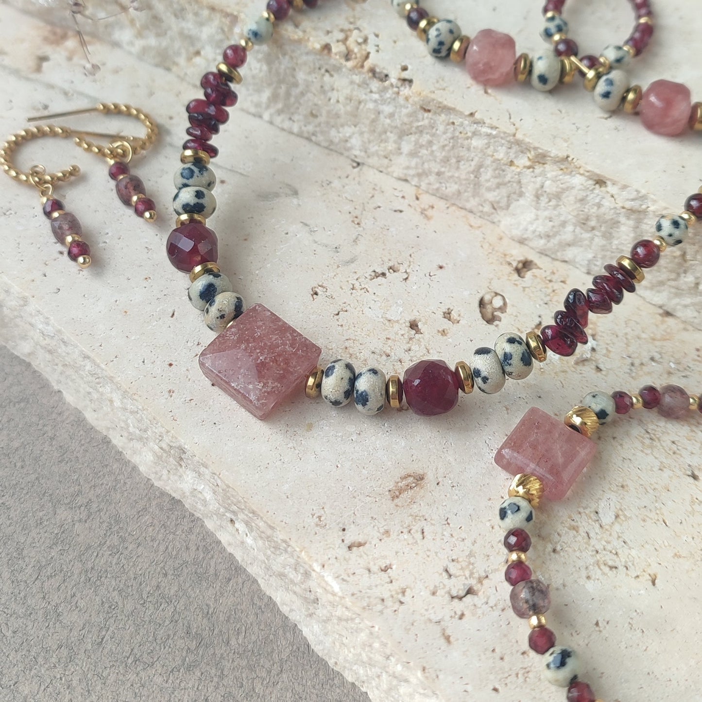 Bracelet Garnéa ; Création