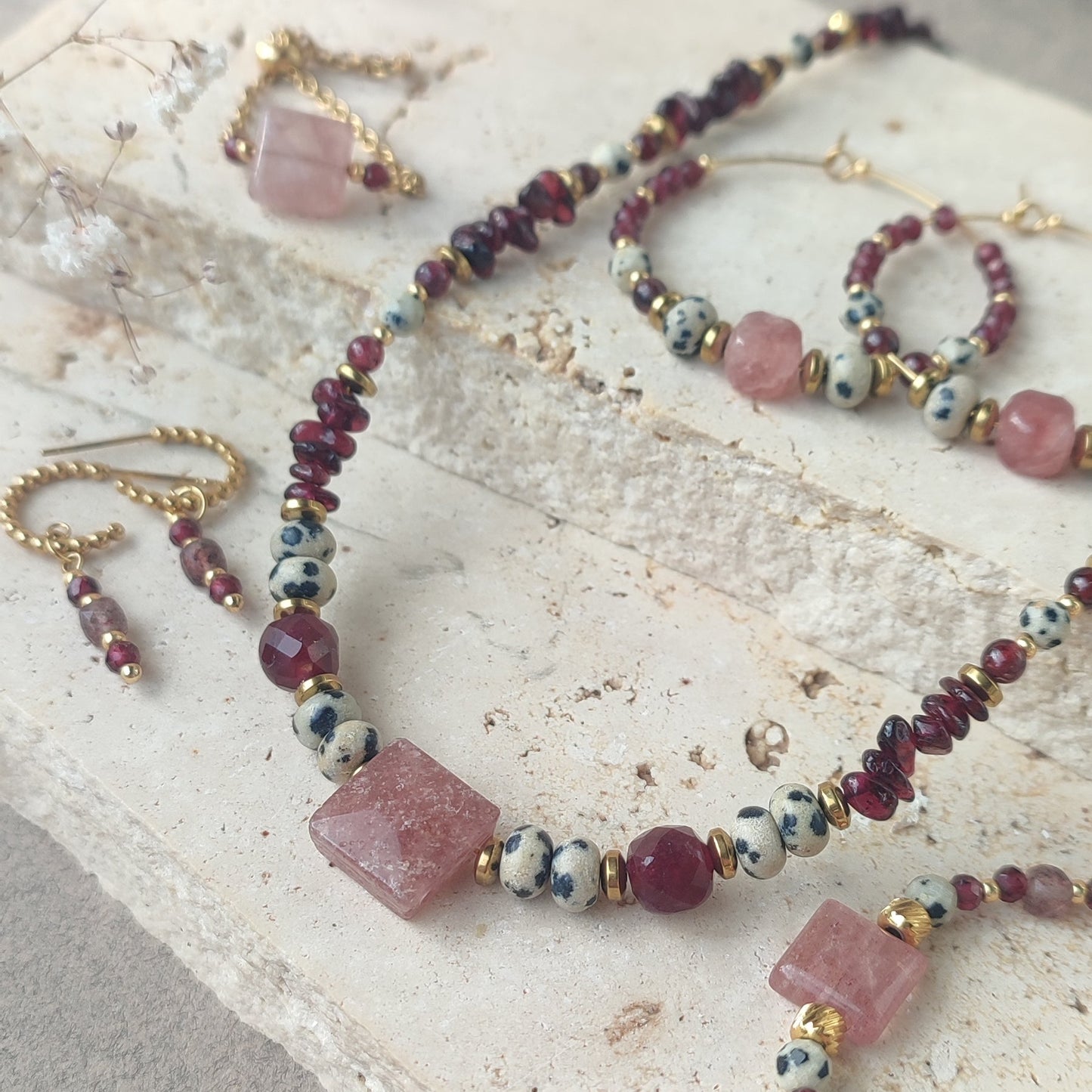 Collier Garnéa ; création