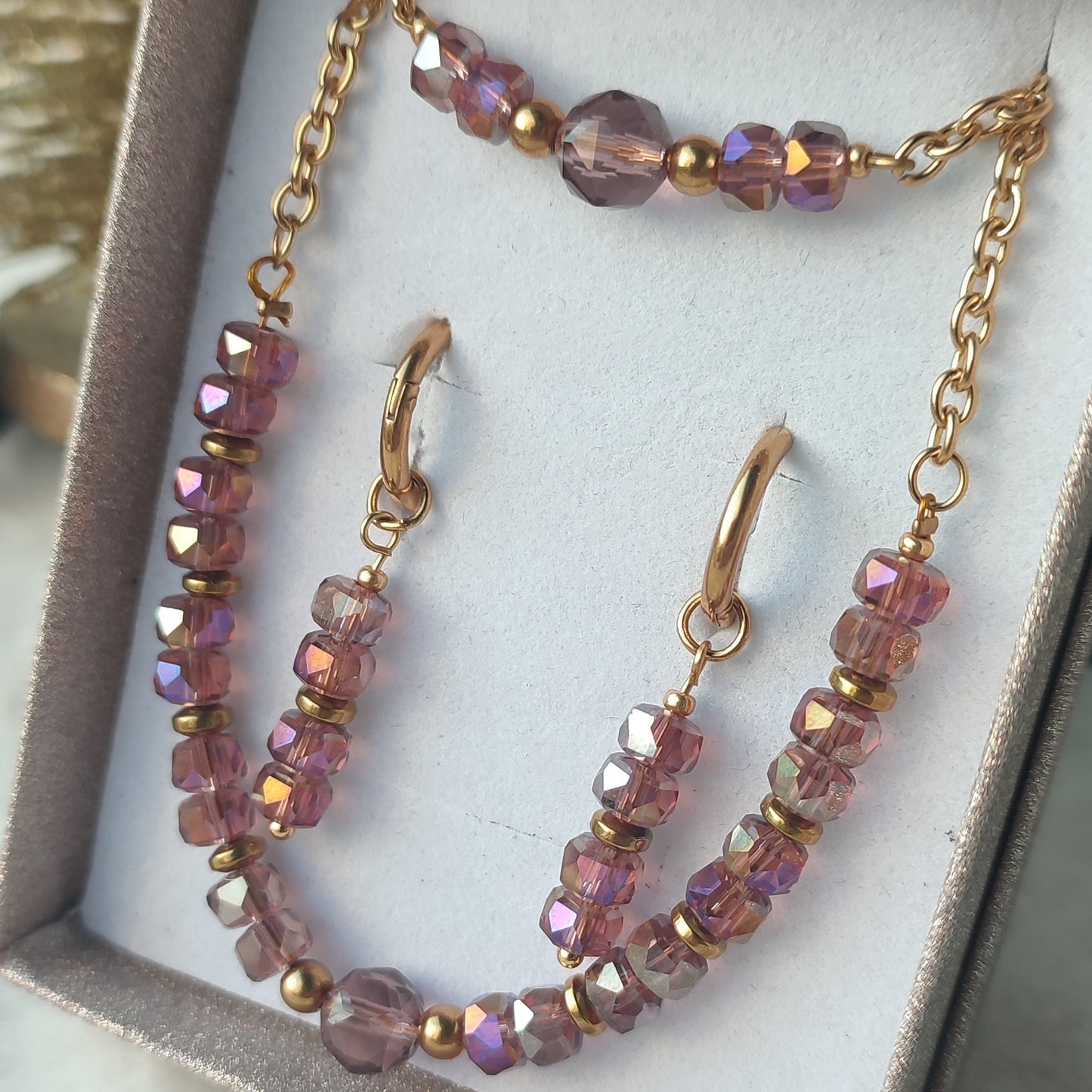 Coffret purple ; création