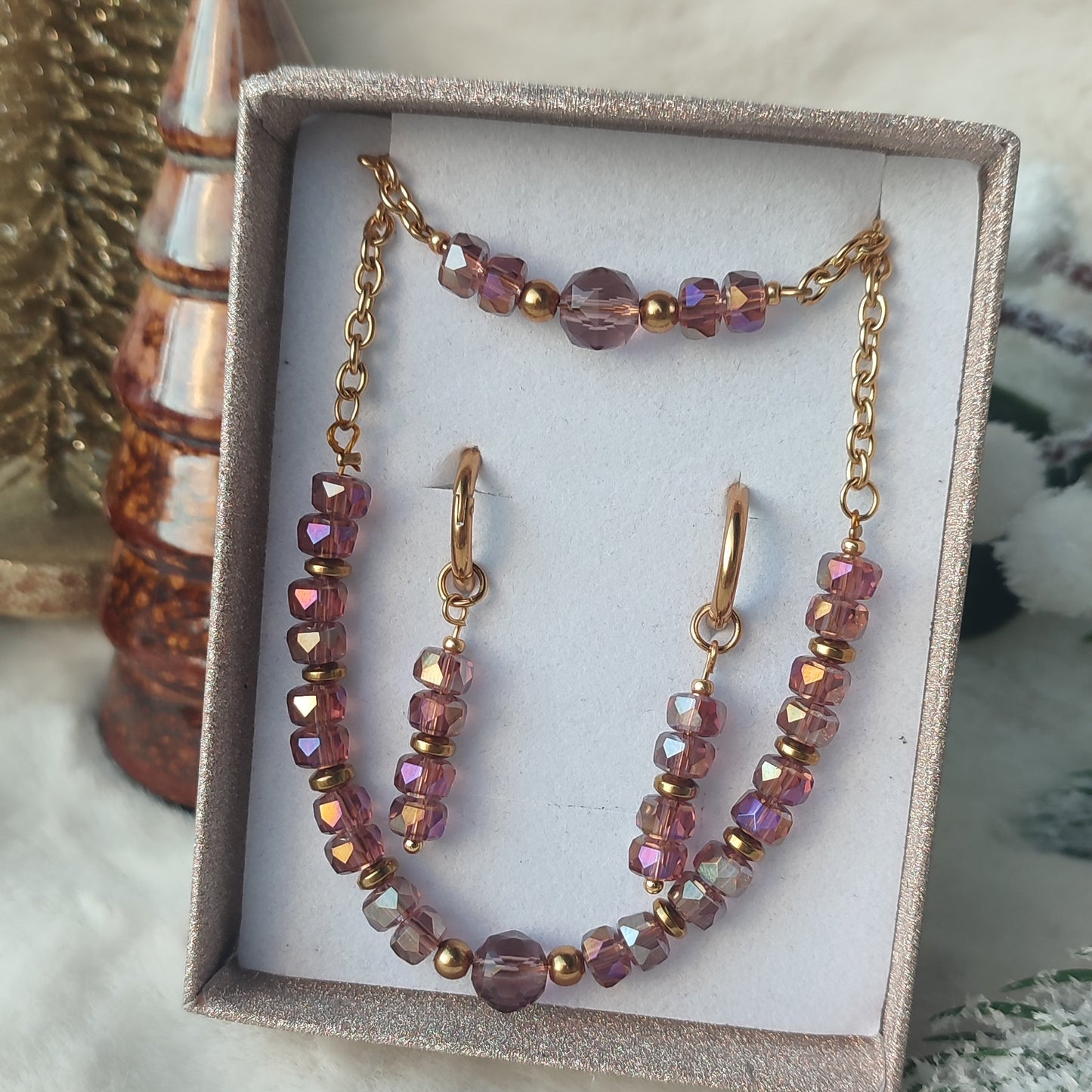 Coffret purple ; création