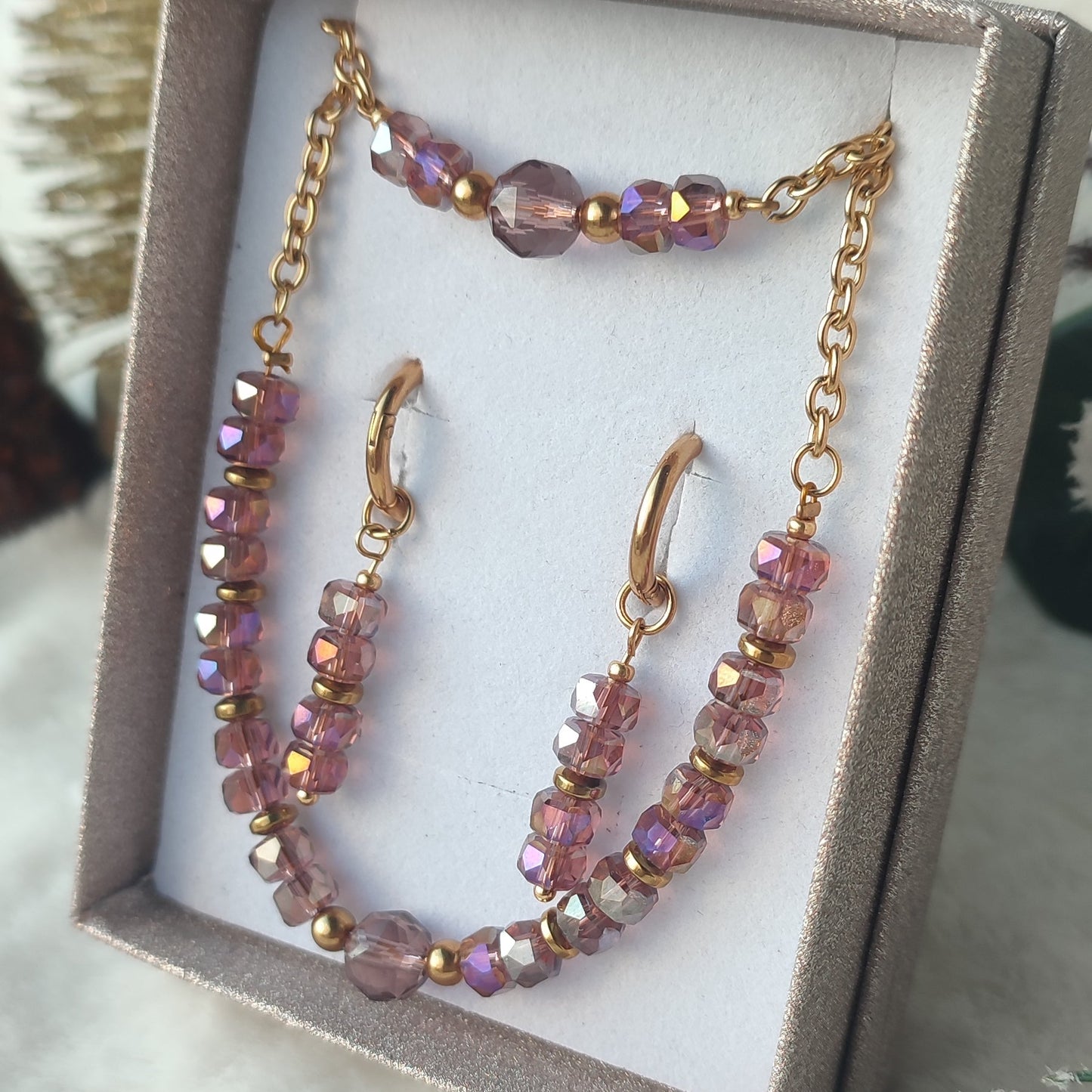 Coffret purple ; création