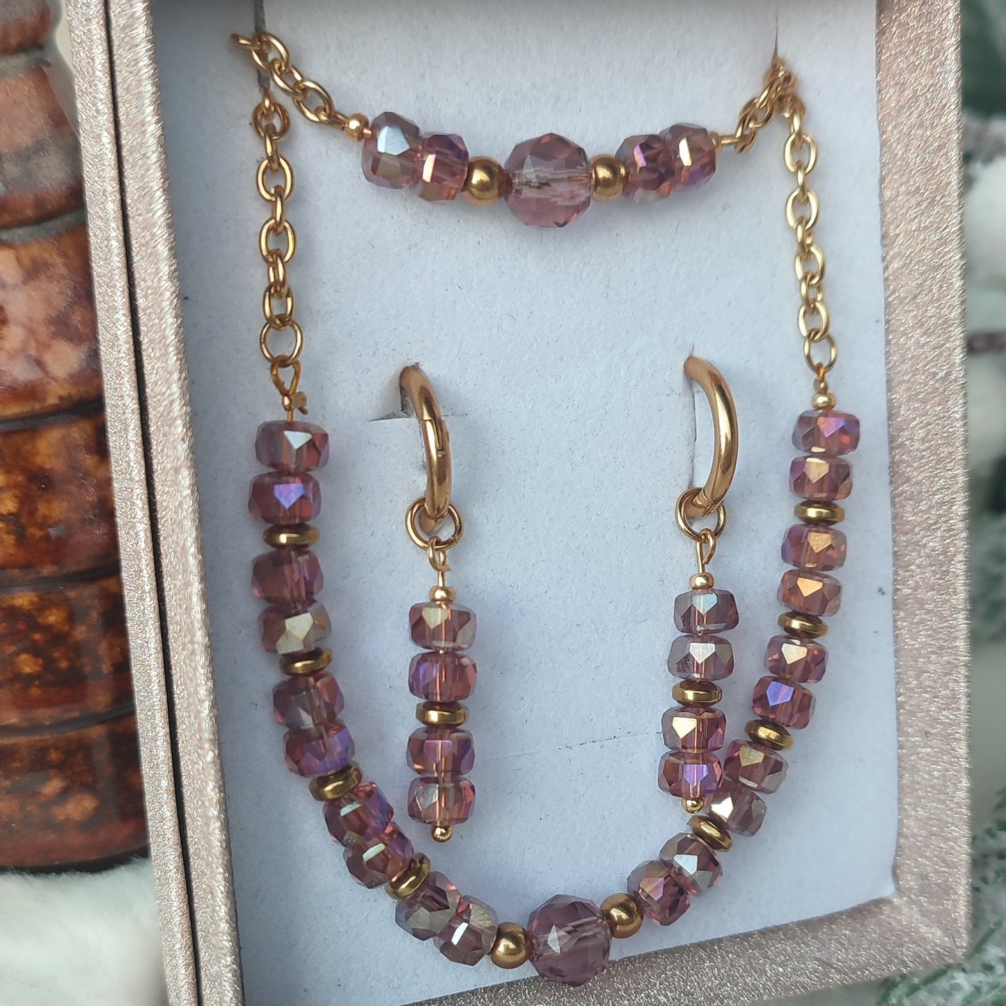 Coffret purple ; création