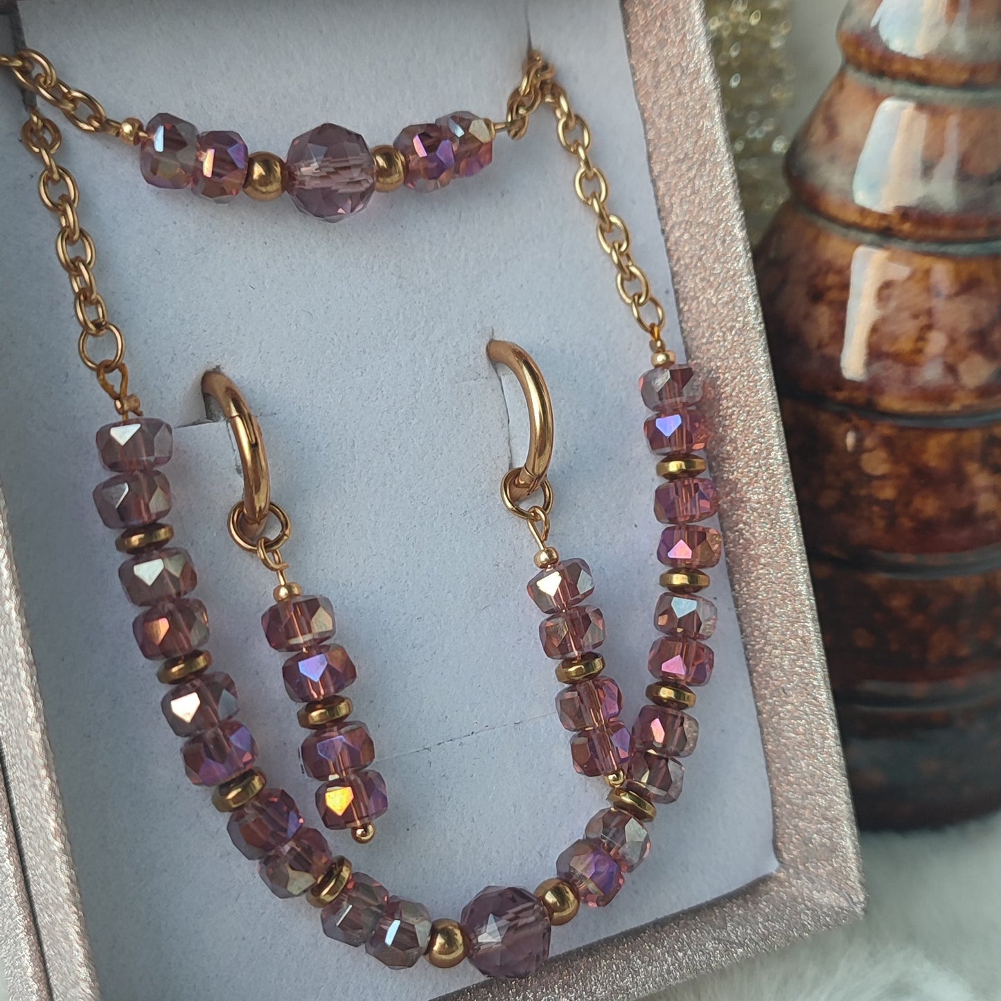 Coffret purple ; création