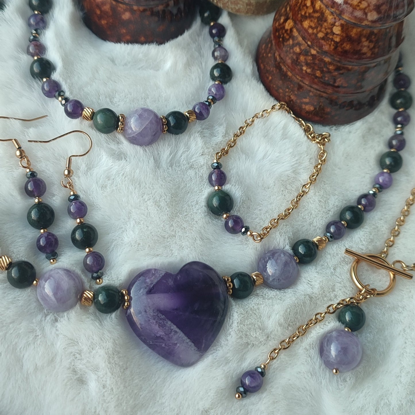 Boucles d'oreilles Delya ; création