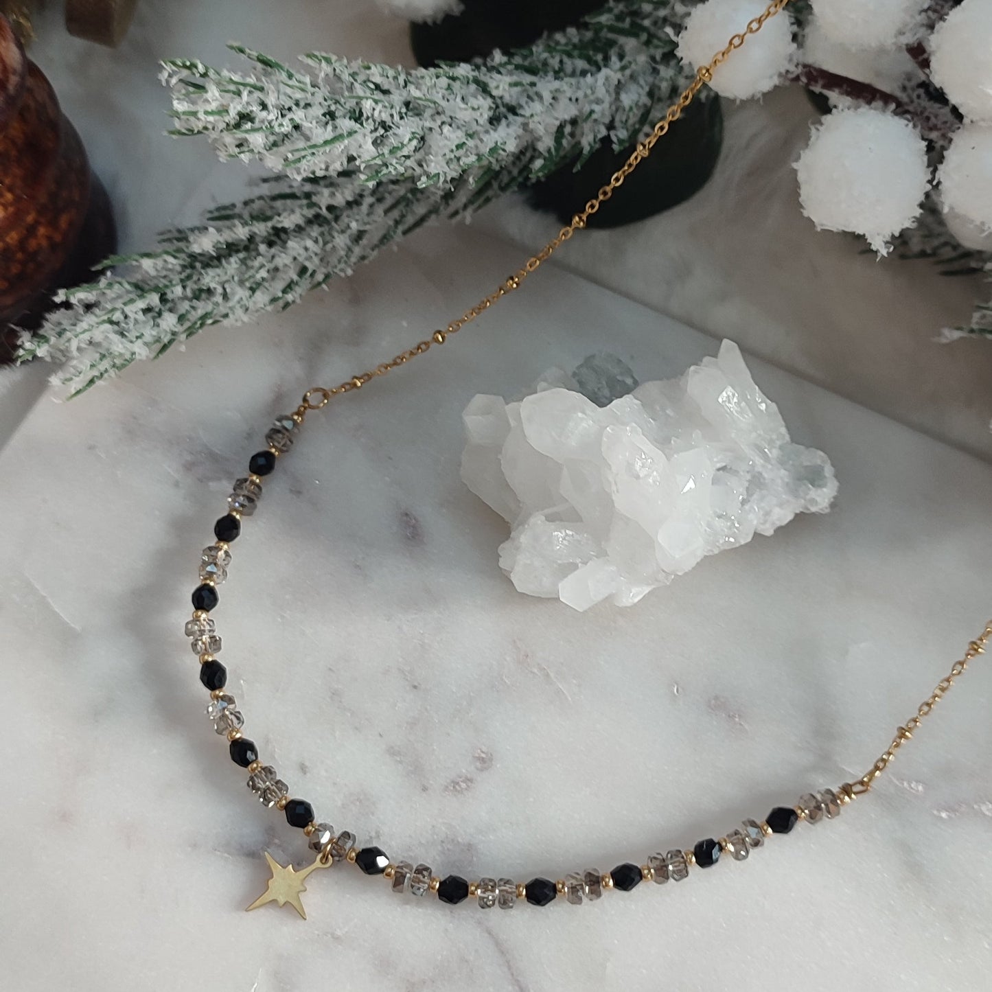 Collier orla star ; création