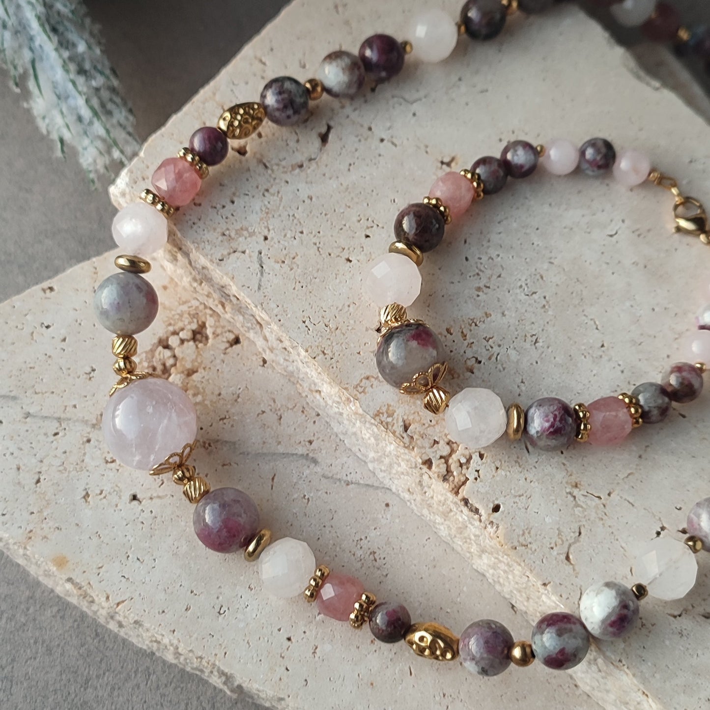Collier marylou ; création