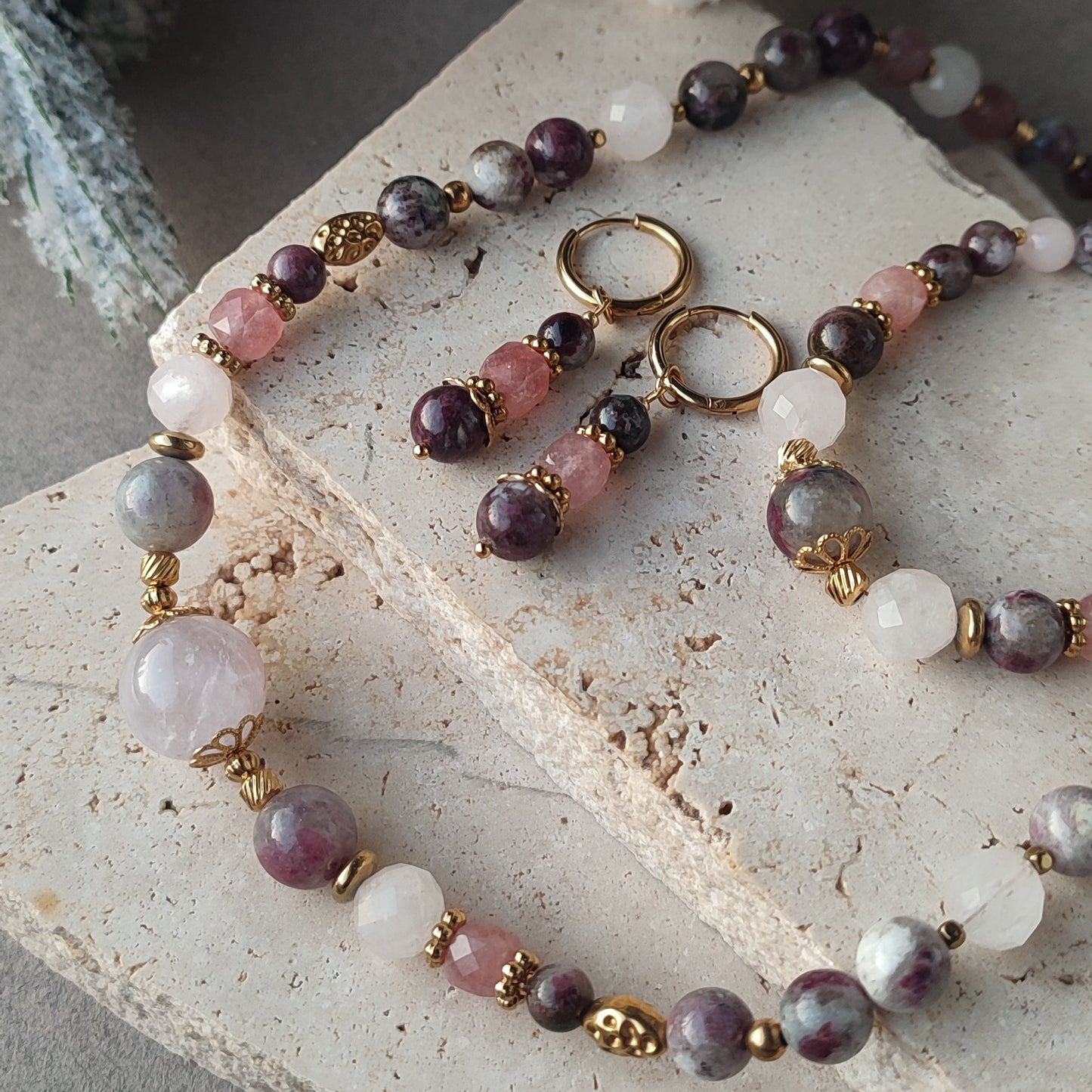 Collier marylou ; création