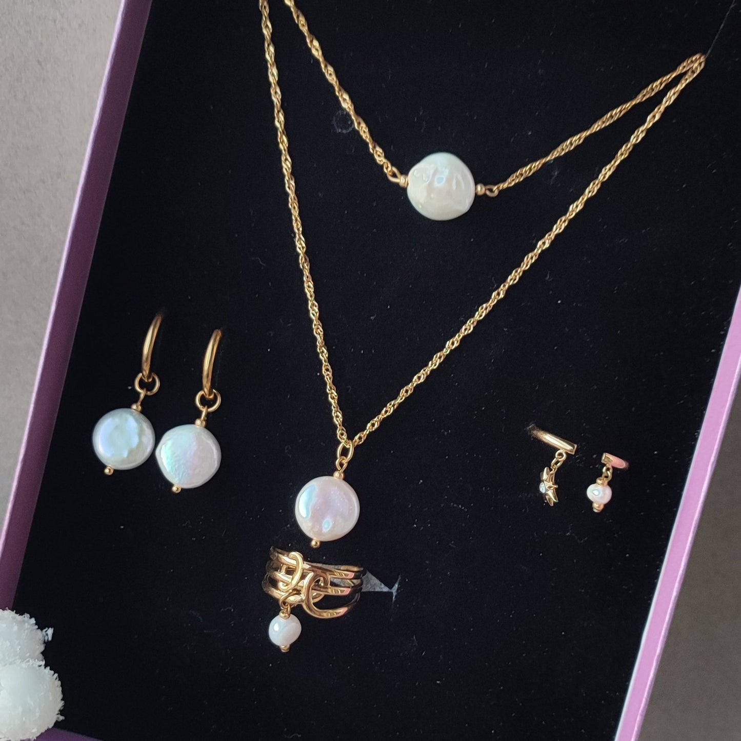 Bague Mini Perline ; création