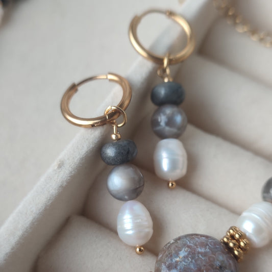 Créoles triples Selena ; création