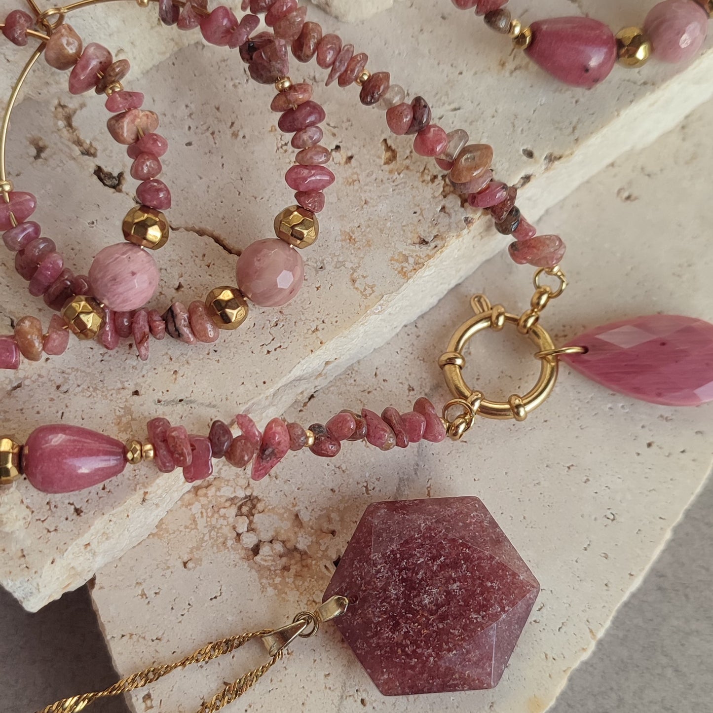 Collier Fresia ; création