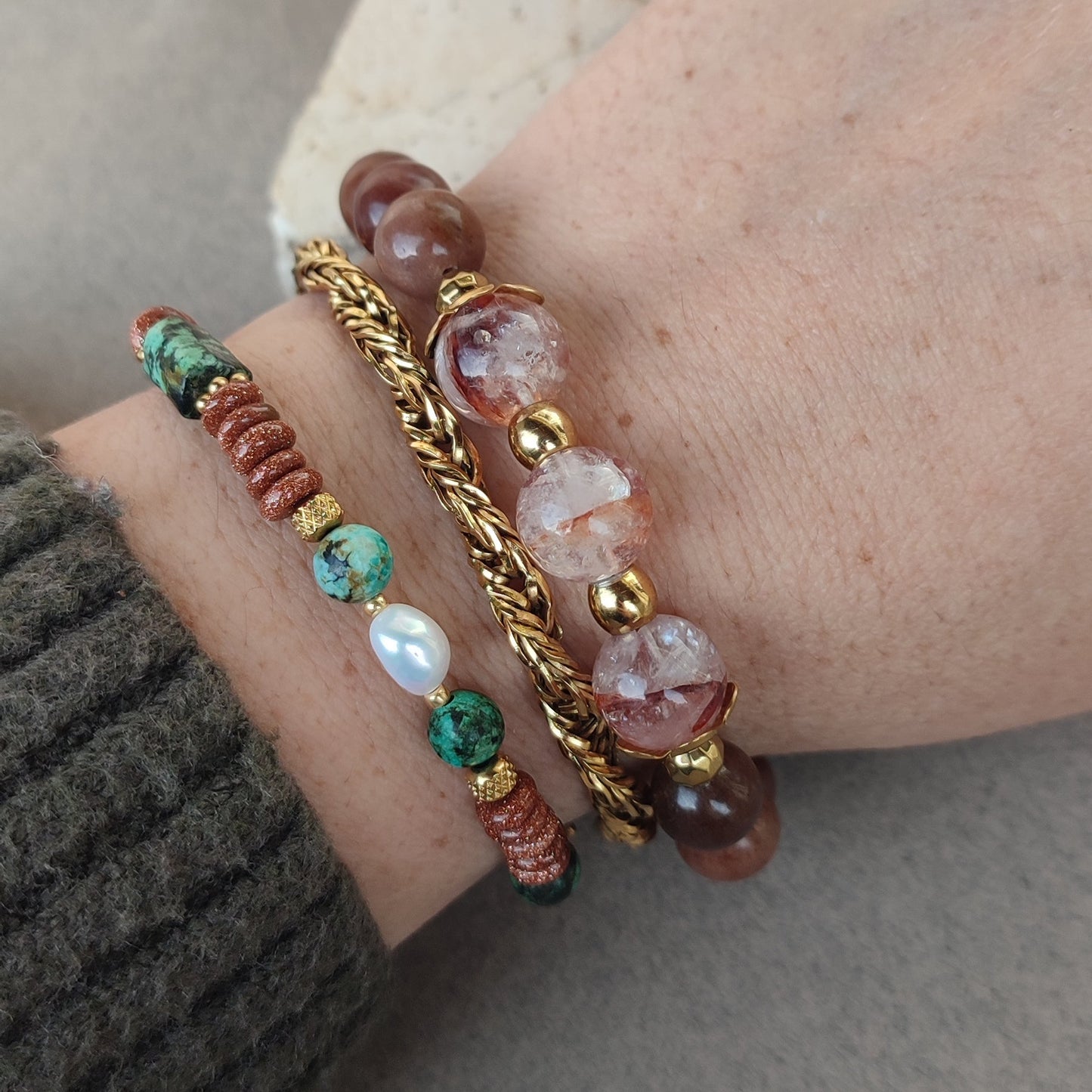 Bracelet Elyne ; création