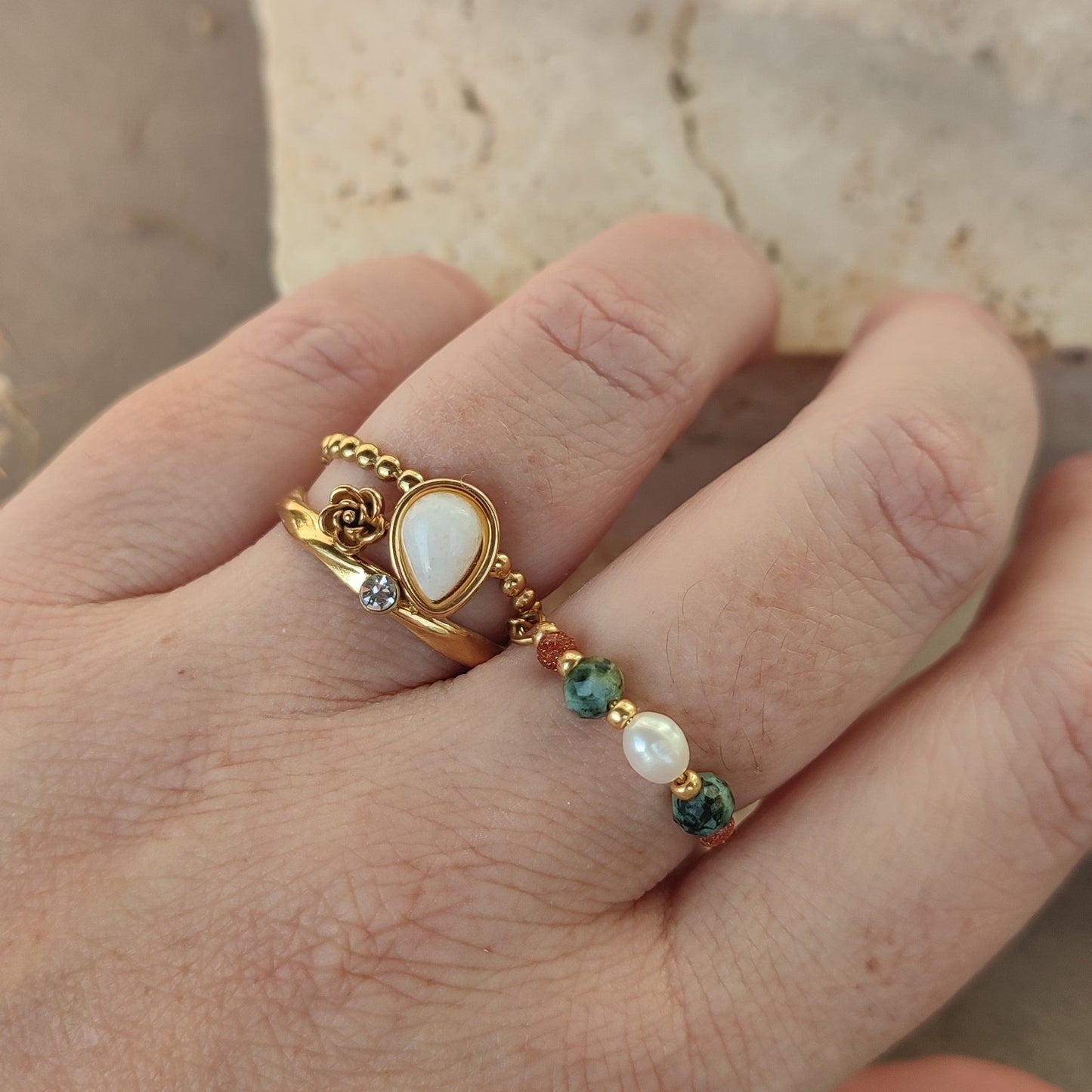 Bague Rose