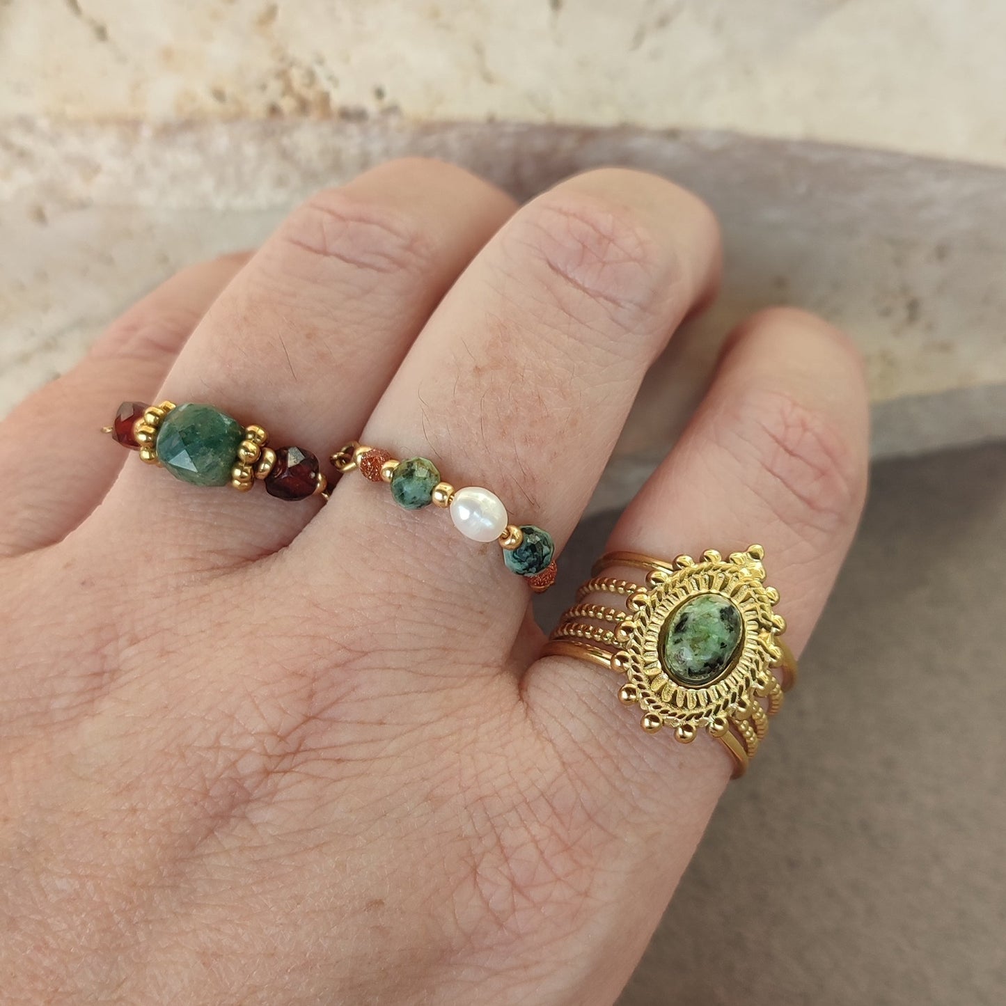 Bague Elyne ; création