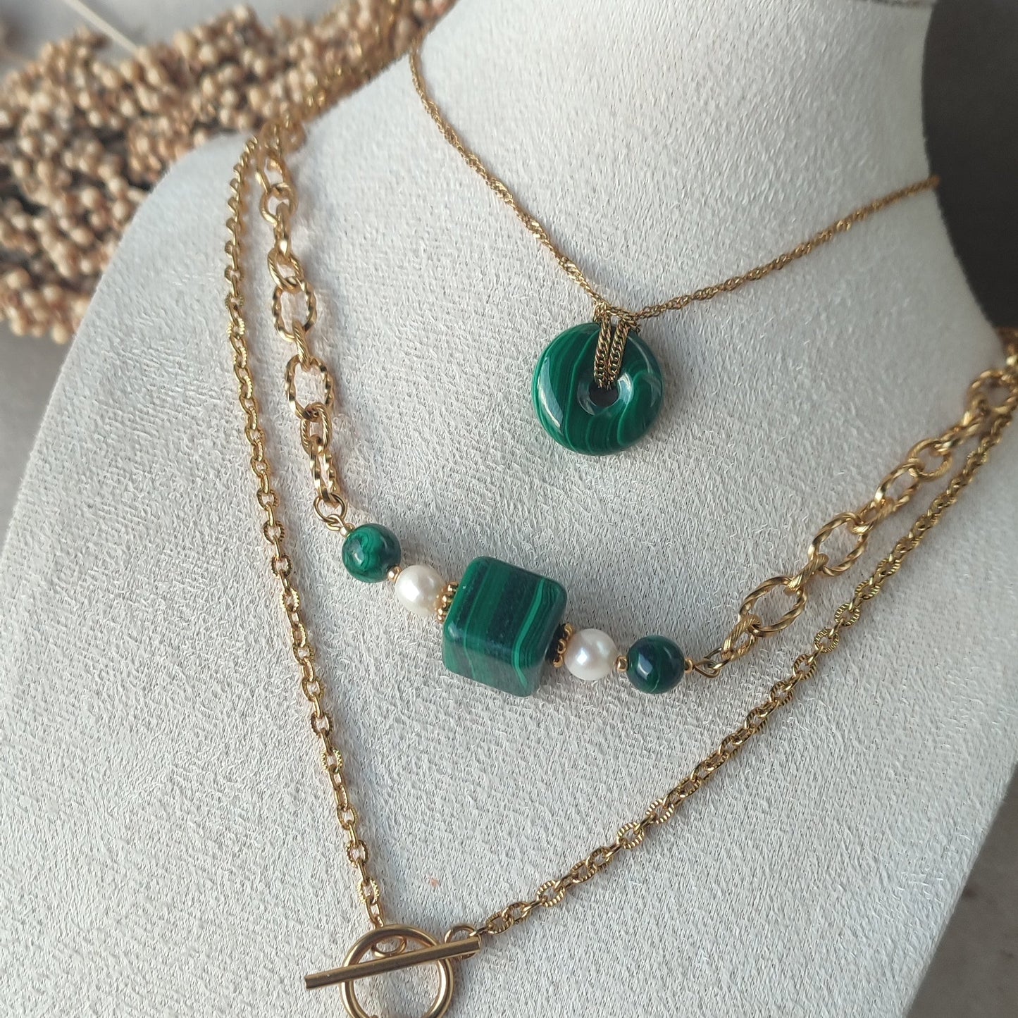 Collier donuts Olympe ; création