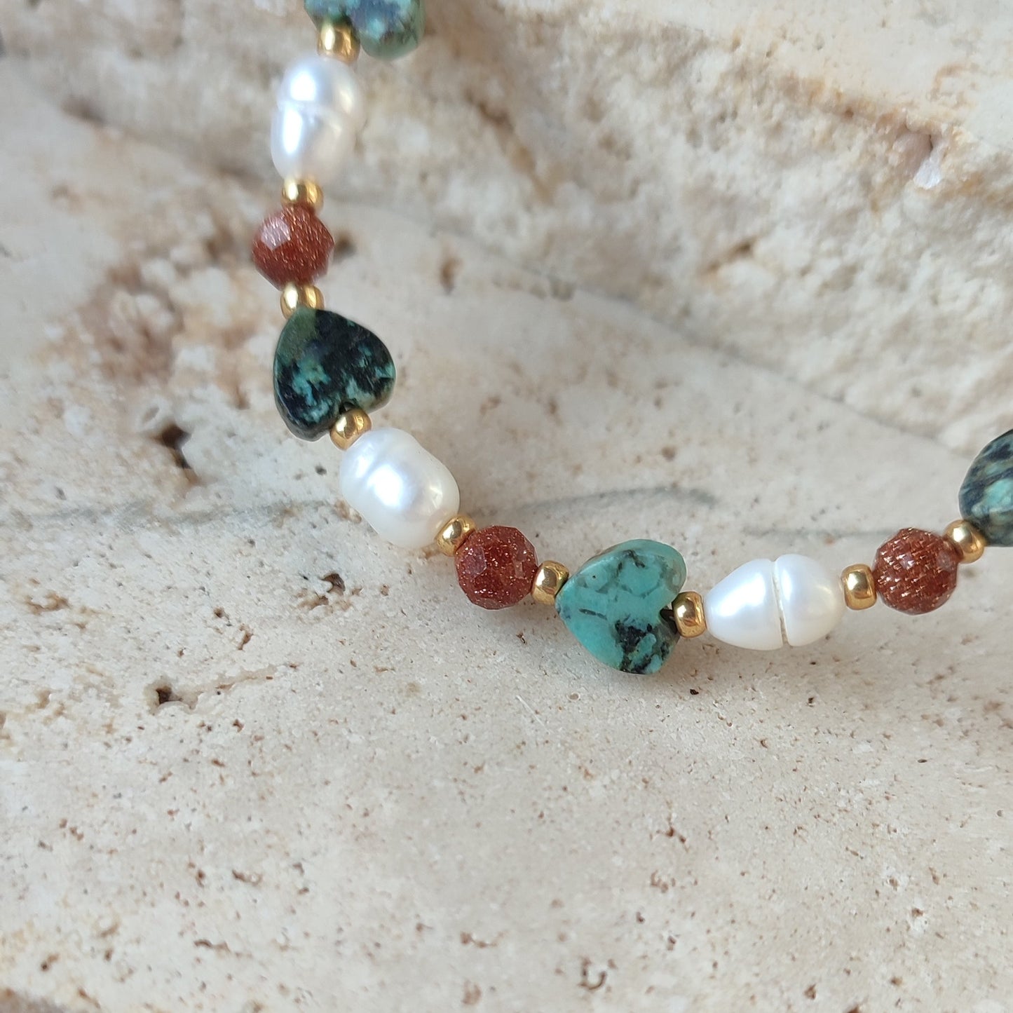 Bracelet coeur Elyne ; création