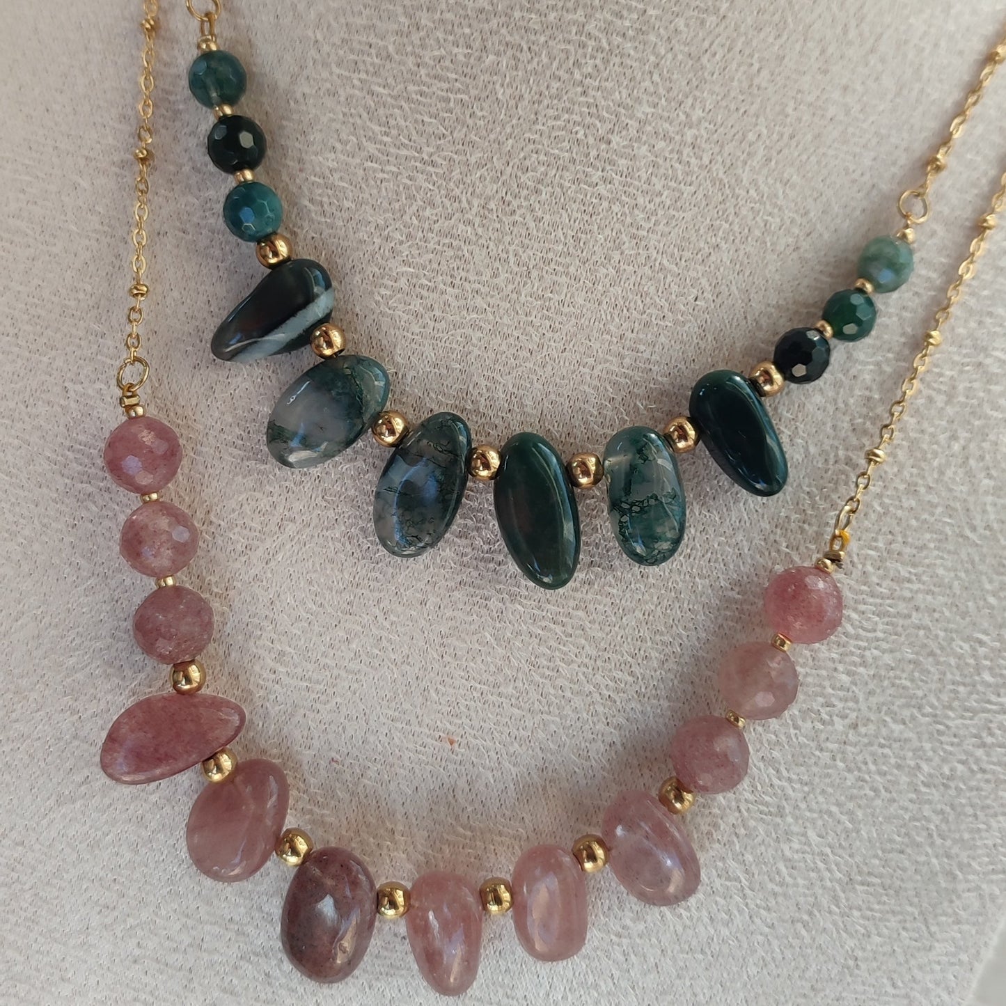 Collier Drop ; création