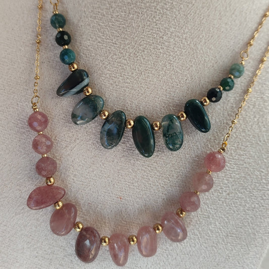 Collier Drop ; création