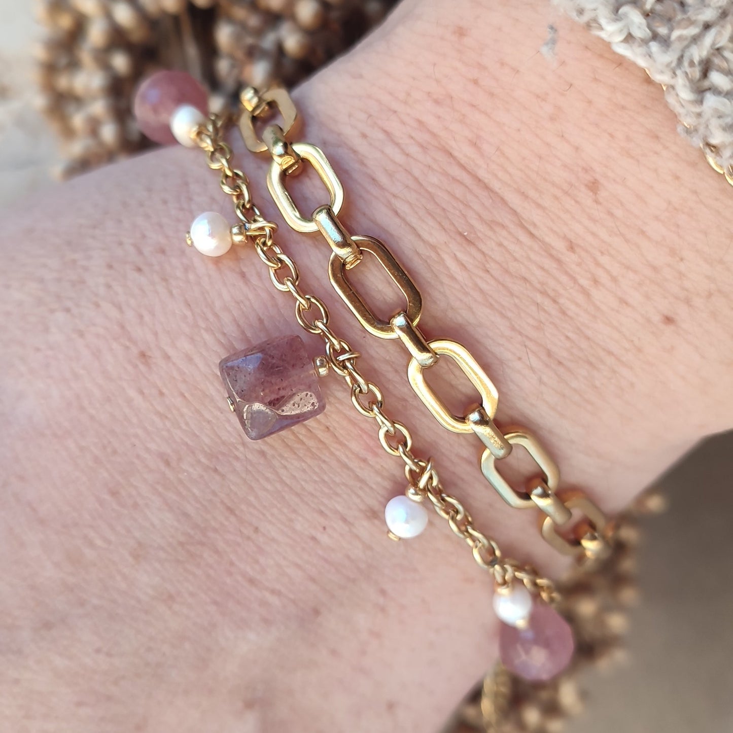 Bracelet Rosa ; création