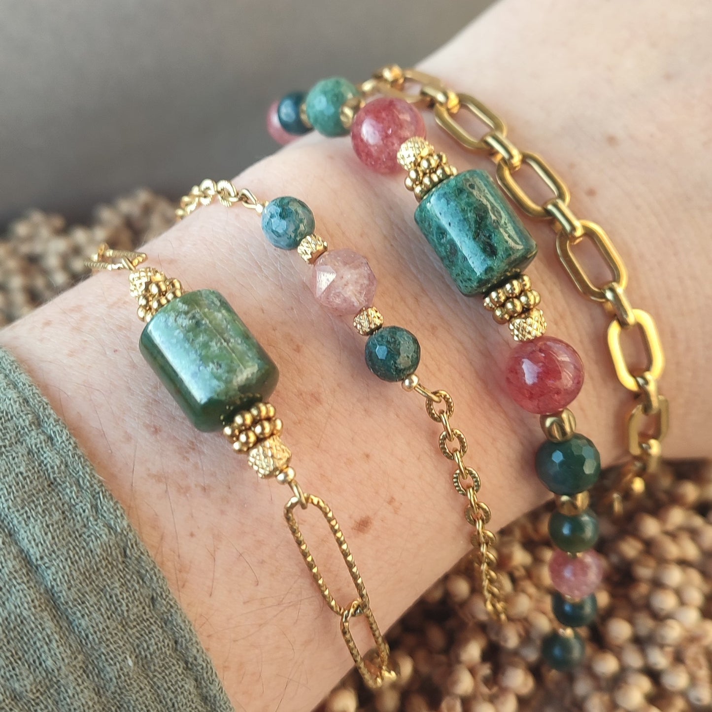 Bracelet Lyse ; création