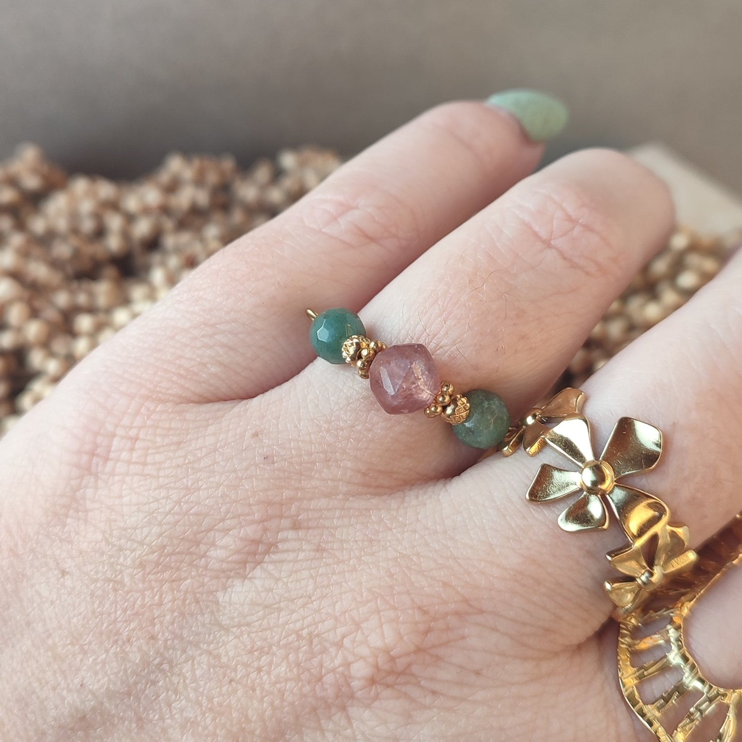 Bague Lyse ; création