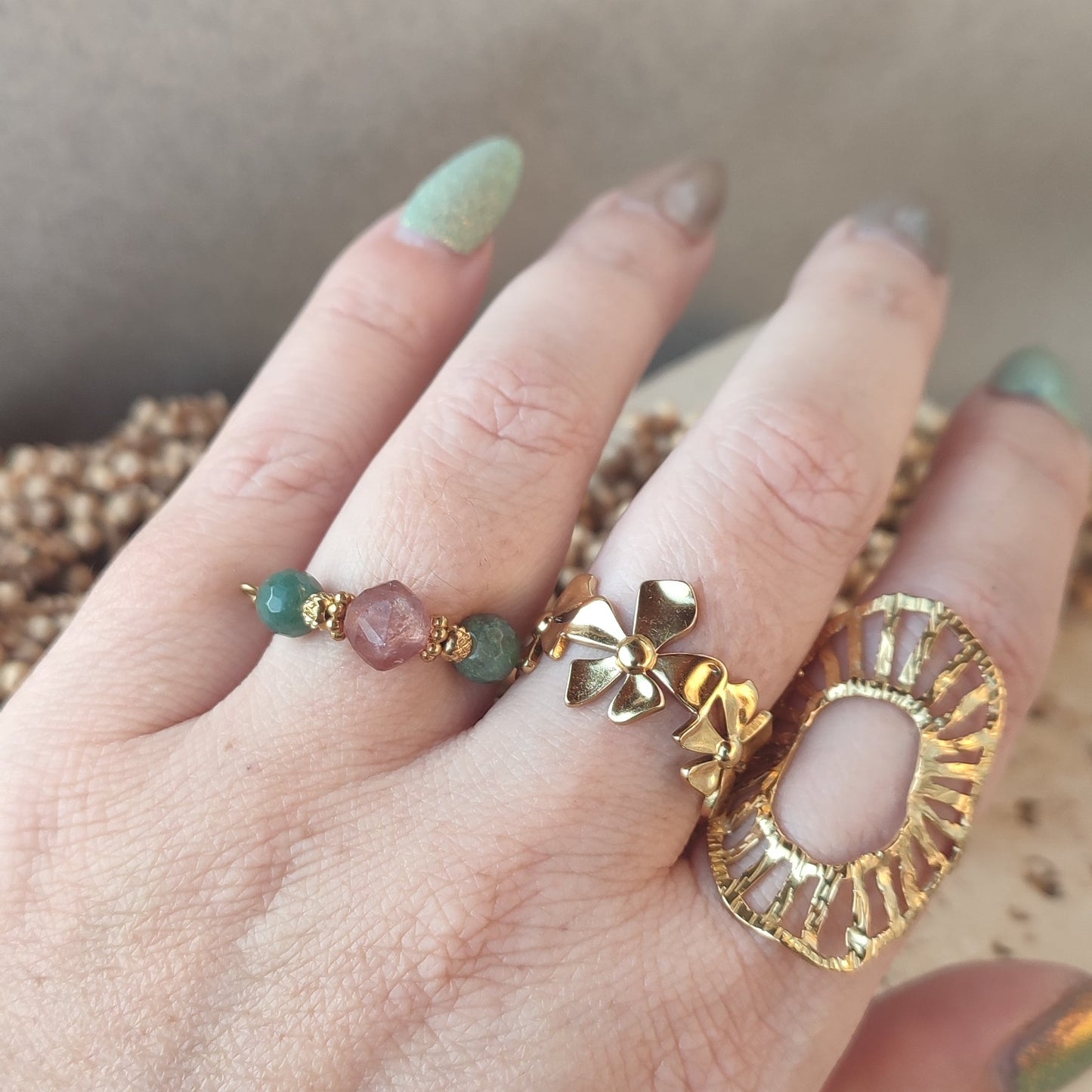 Bague Lyse ; création