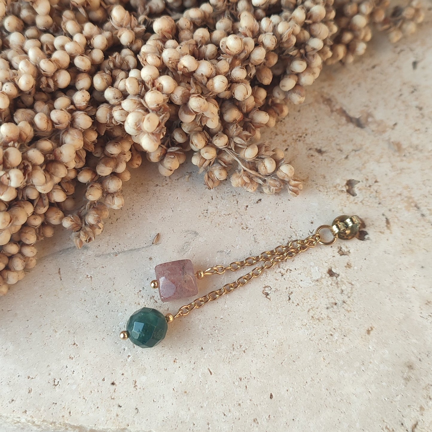 Dos de boucles Elysa ; création