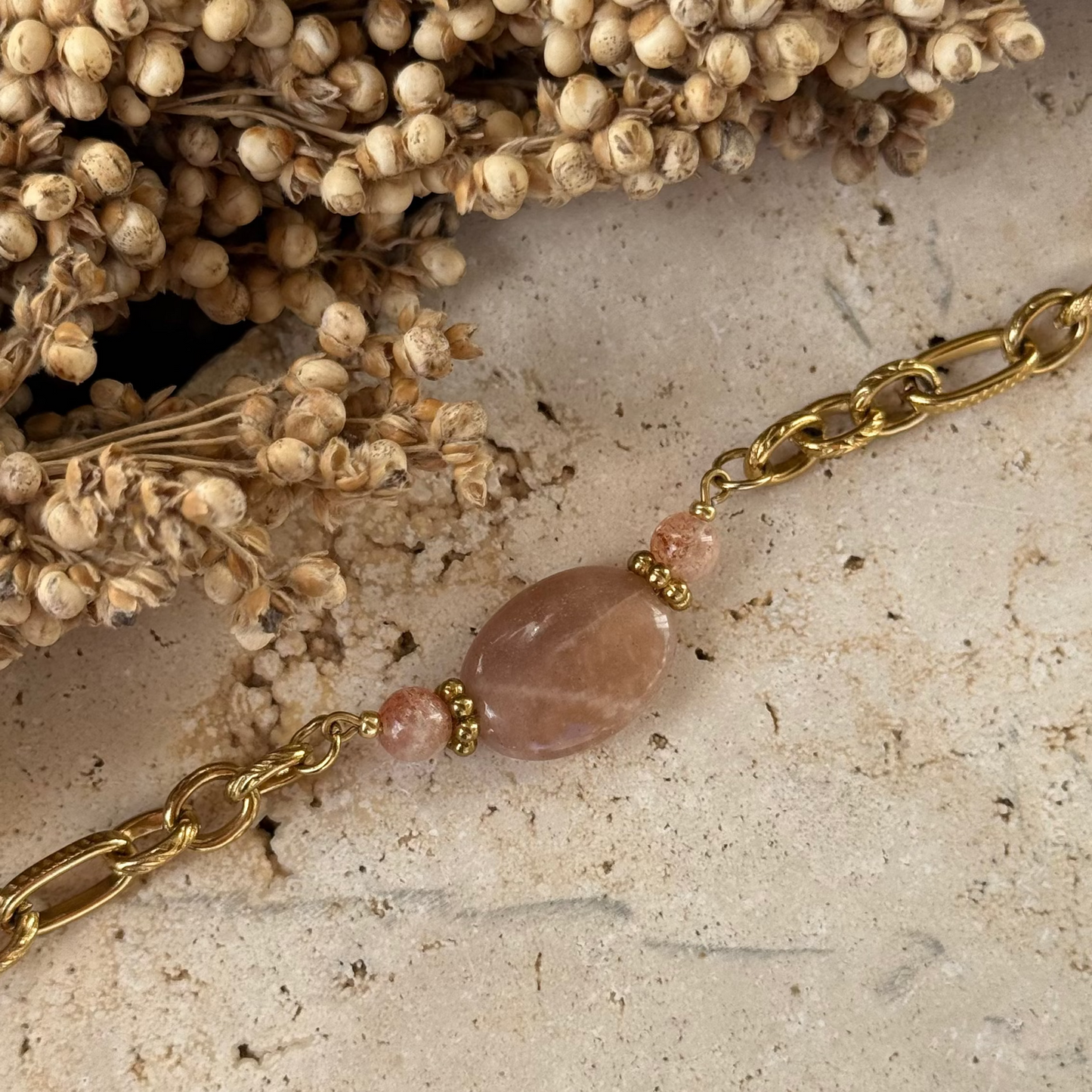 Bracelet Peach , création