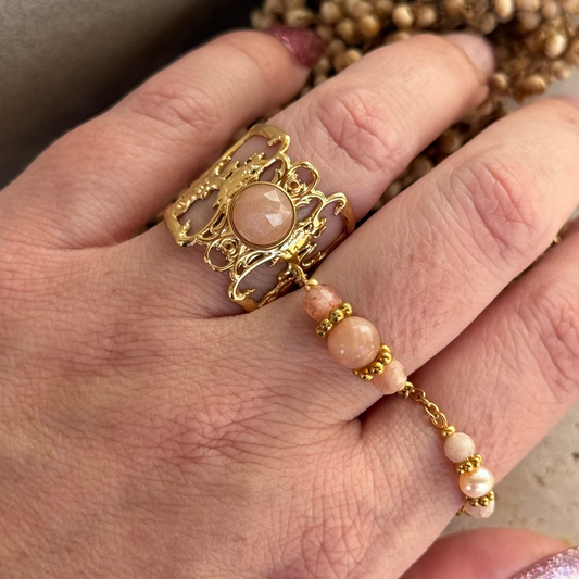 Bague Luna ; création