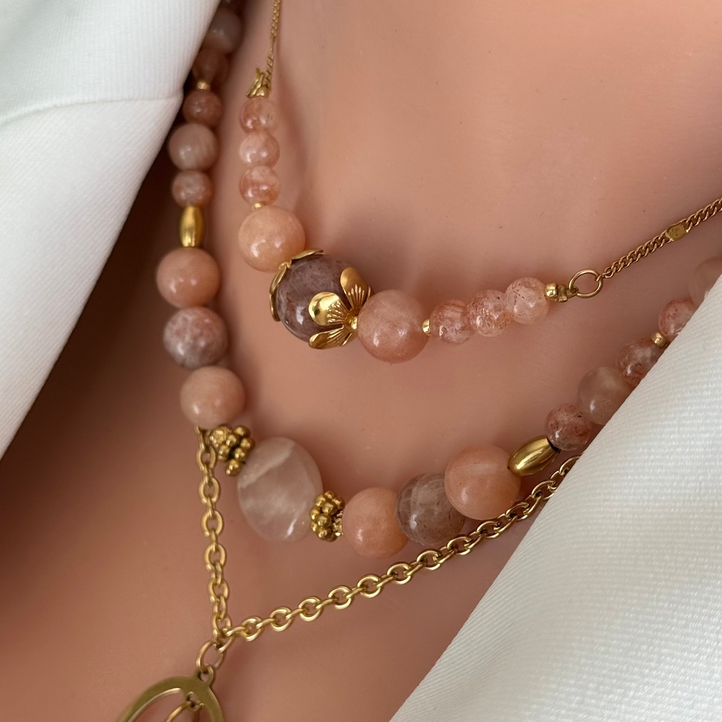 Collier baby Luna ; création