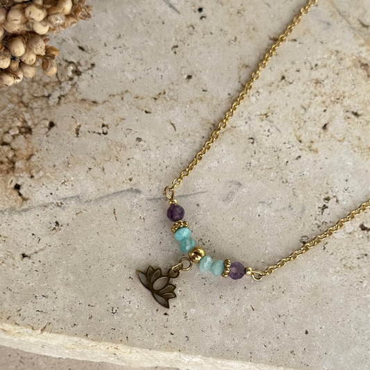Collier Bahia Lotus ; création