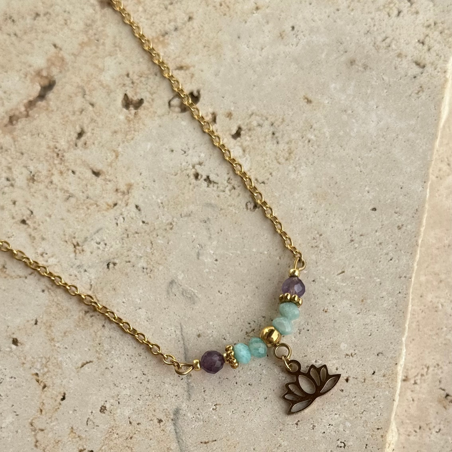 Collier Bahia Lotus ; création