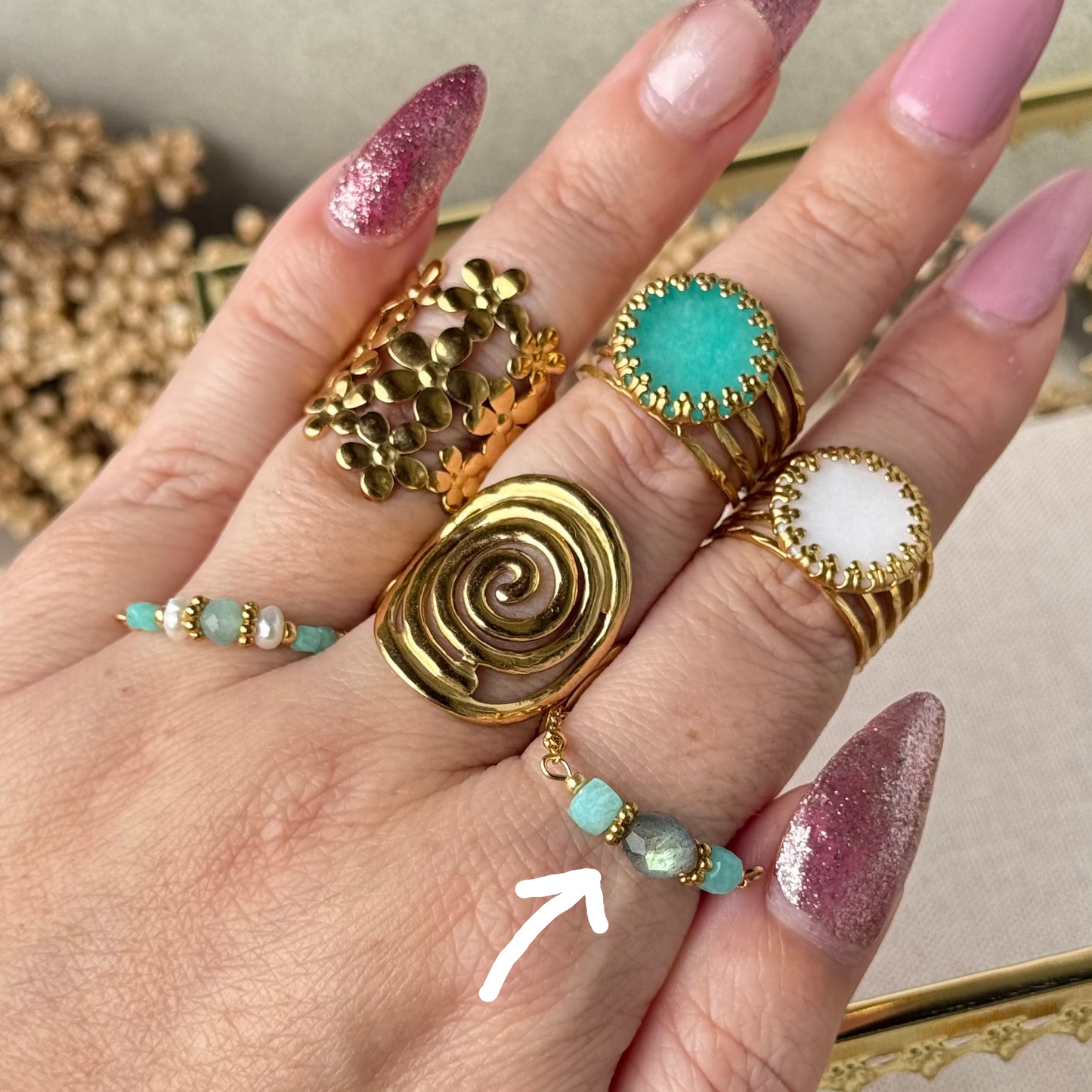 Bague Thea ; création