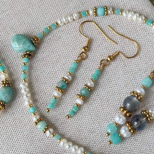 Boucles murmure d'opale ; création
