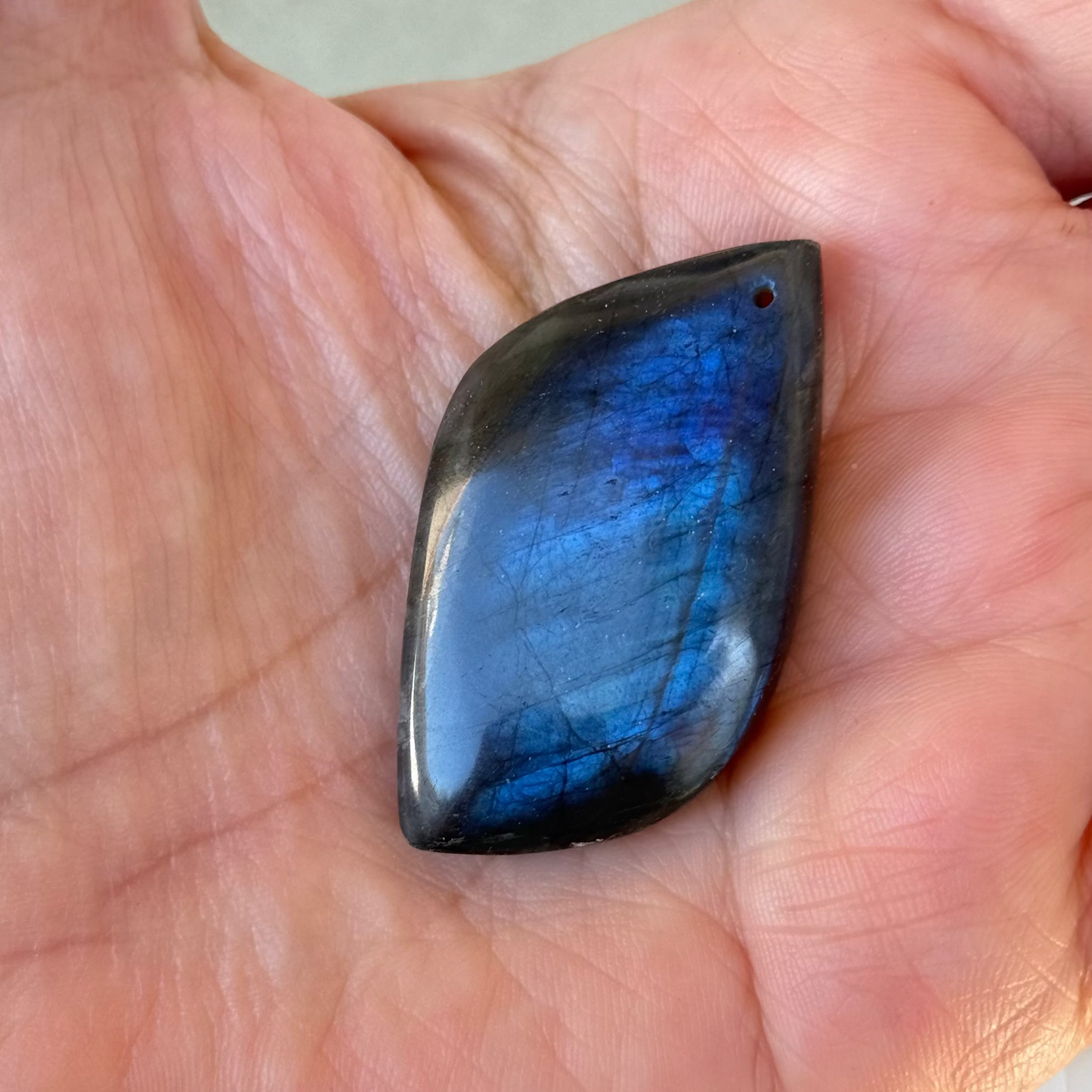 Pendentif Labradorite reflets bleus