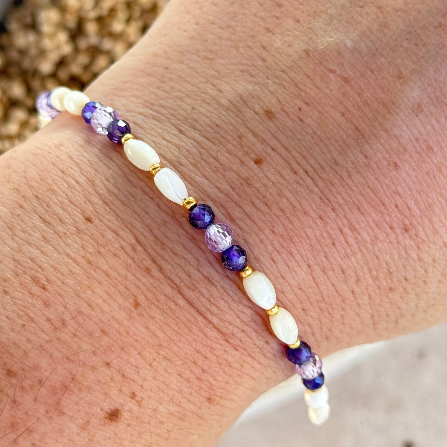 Bracelet Violetta ; création