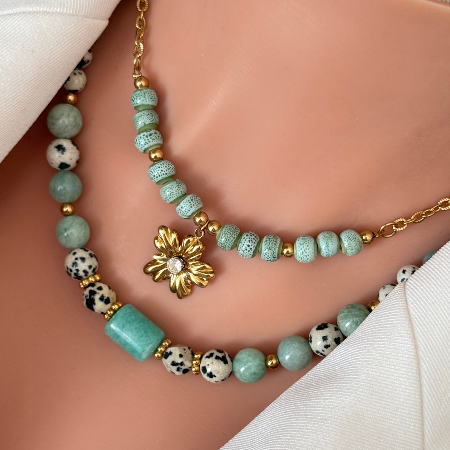 Collier  Florine ; création