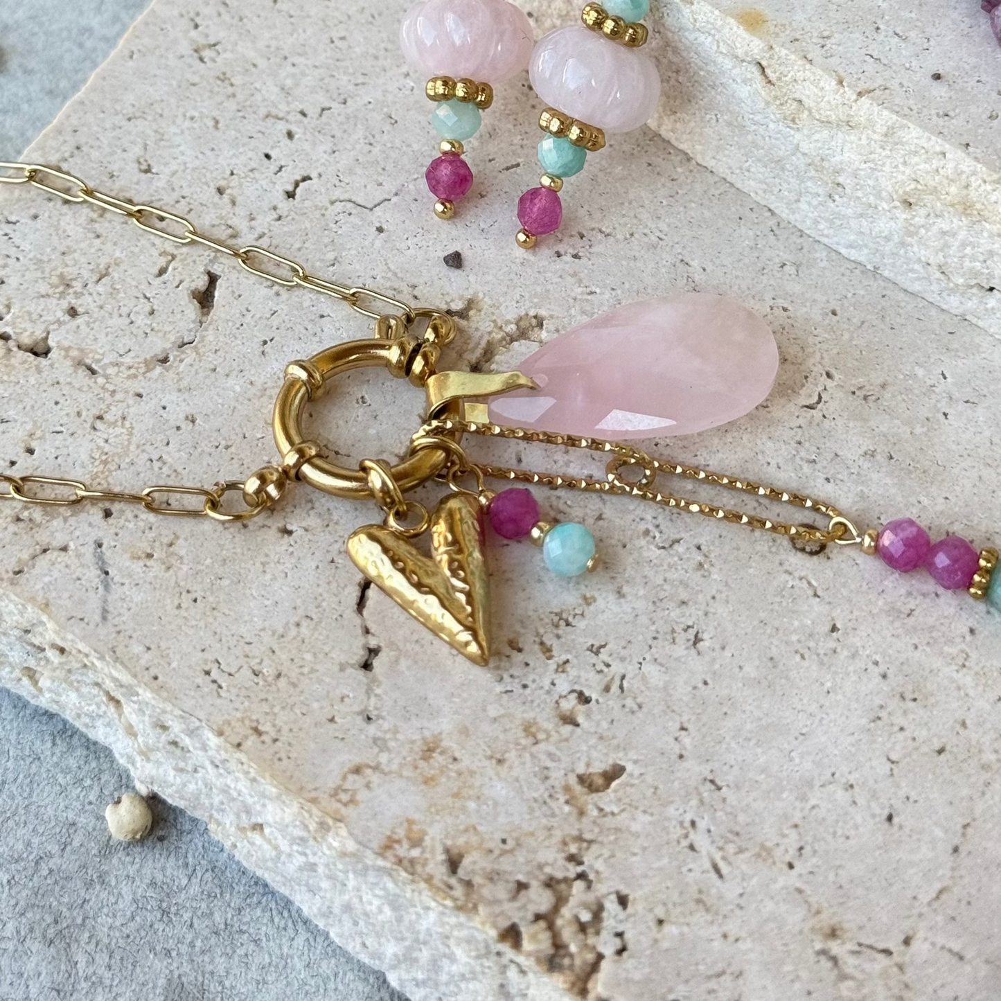 Collier modulable Valencia ; création