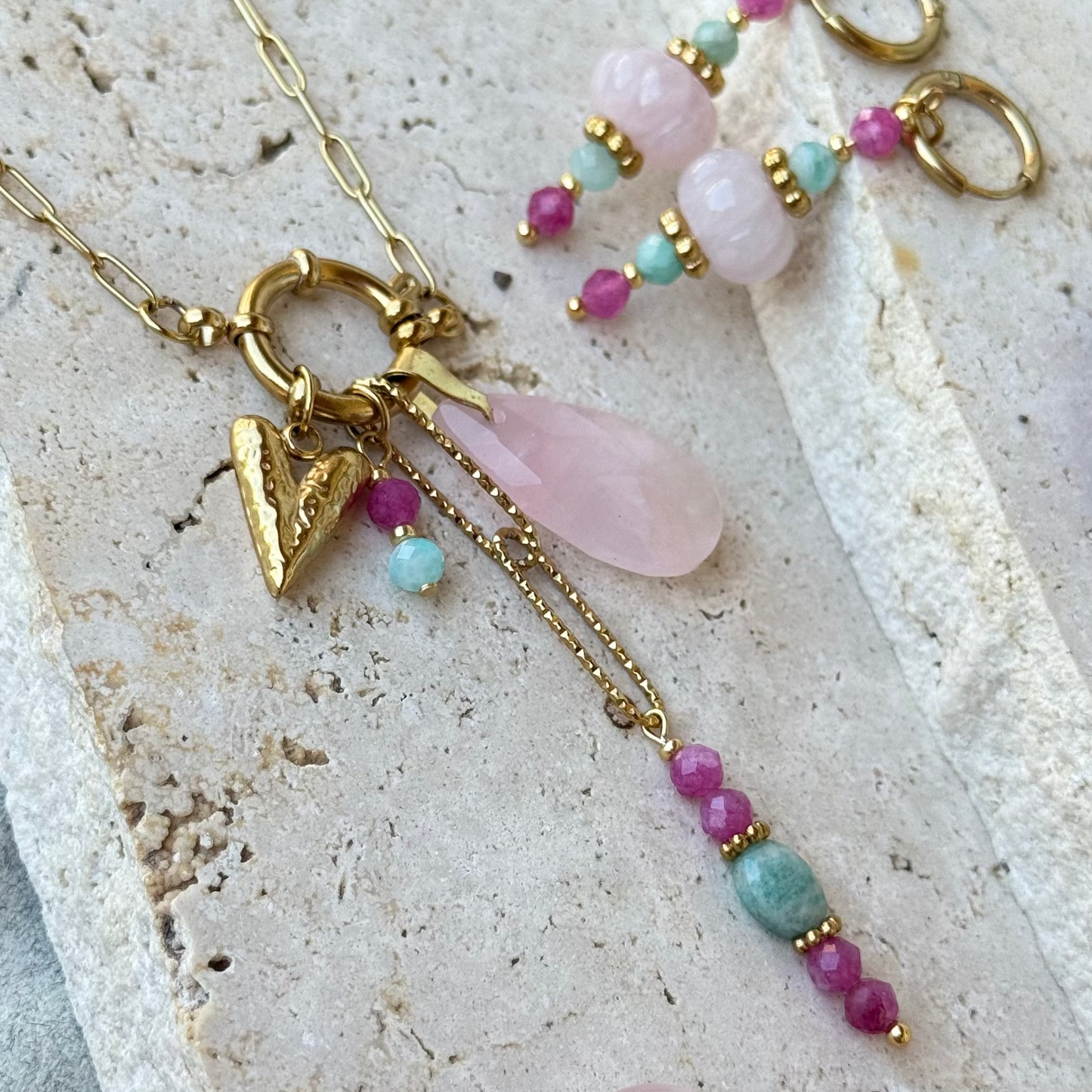 Collier modulable Valencia ; création