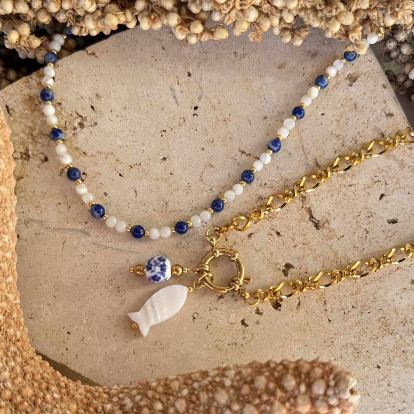 Chaine de cheville ou Bracelet Kao ; création