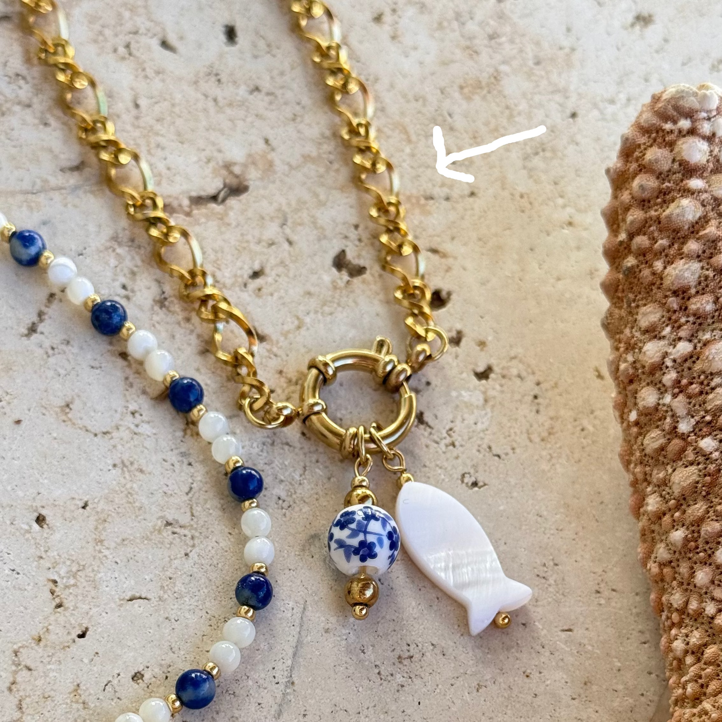 Chaine de cheville ou Bracelet Kao ; création