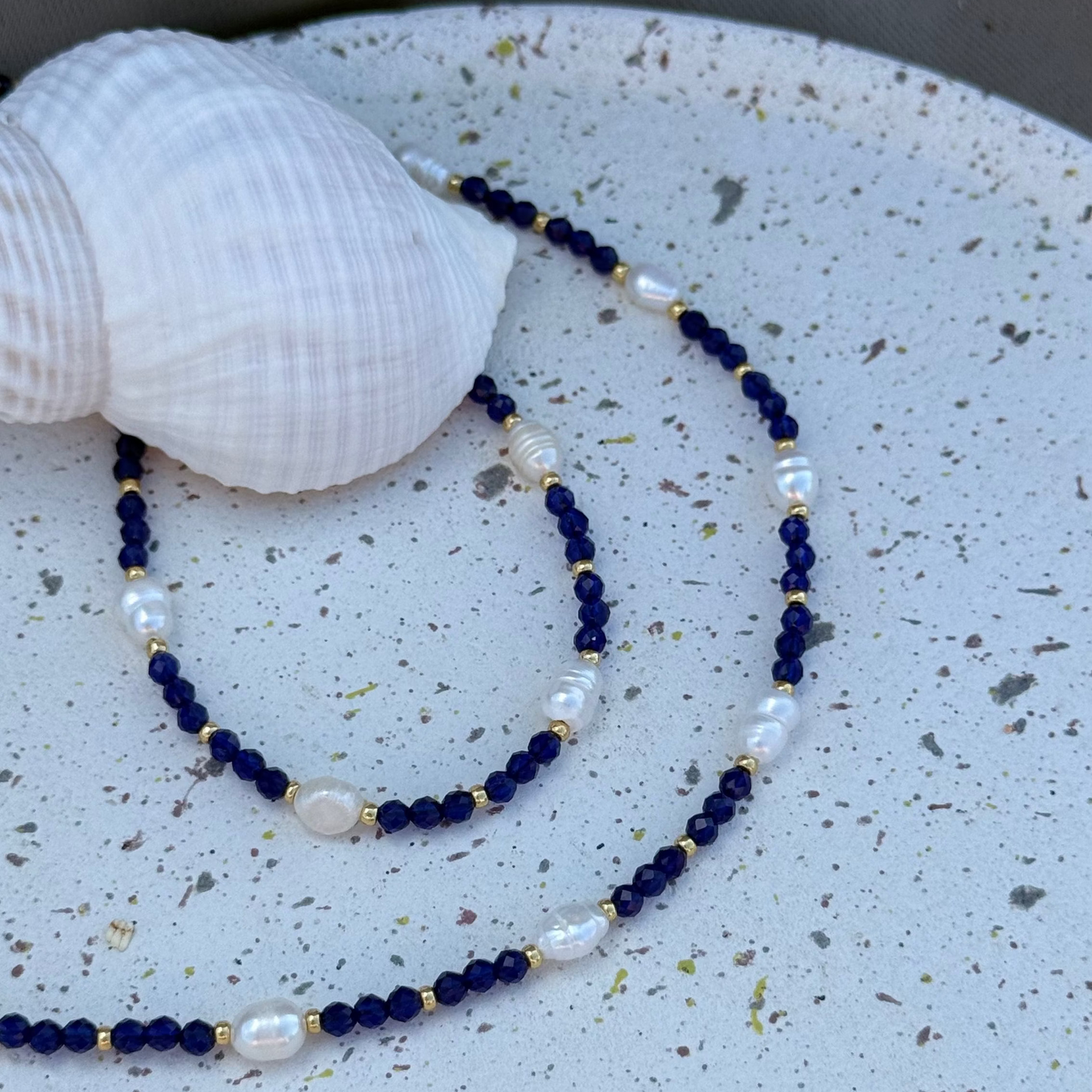 Collier Blue ; création