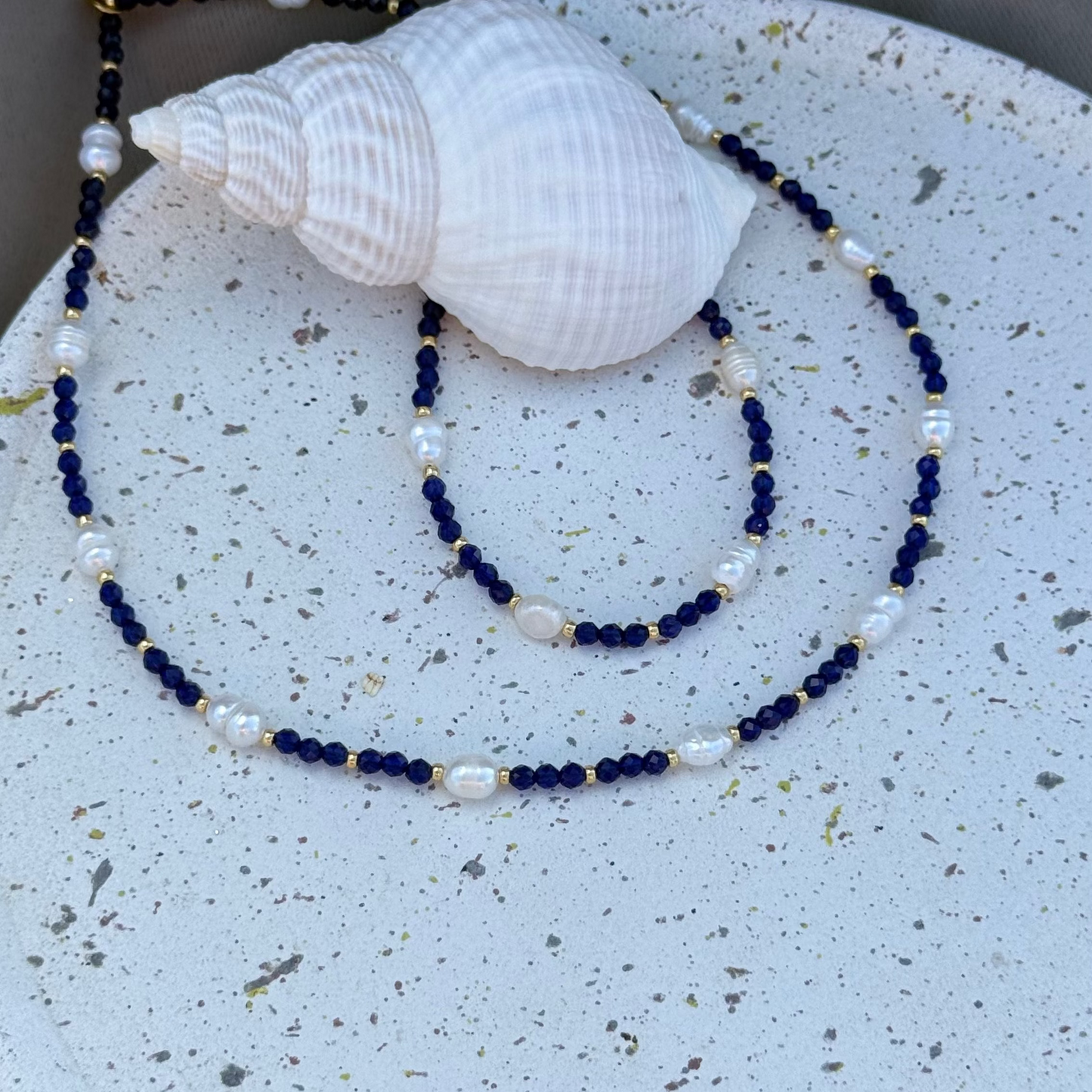 Collier Blue ; création